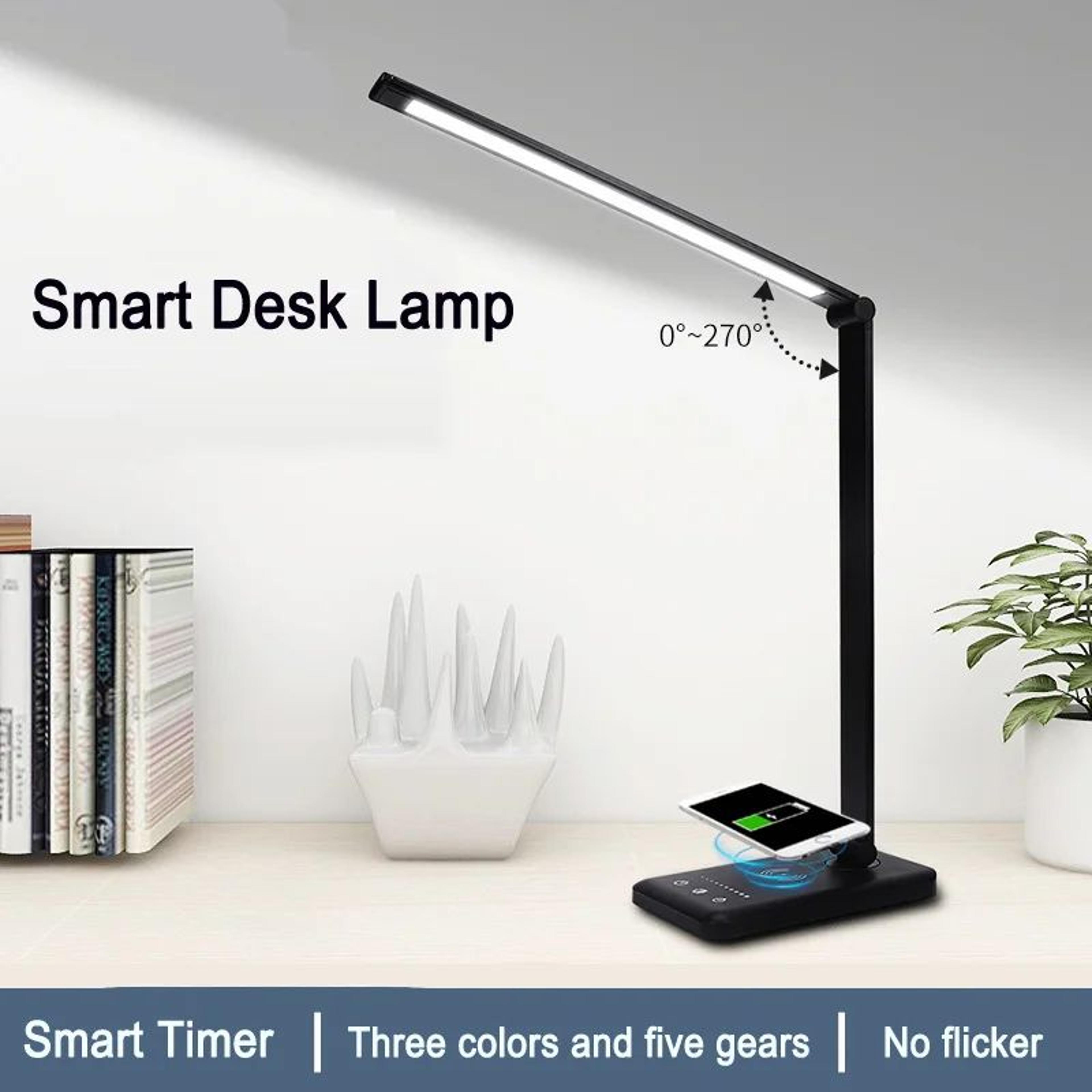 USB Rechargeable LED Desk Lamp Touch Control Foldable Portable Study Light For Kids Wireless Bedroo 6