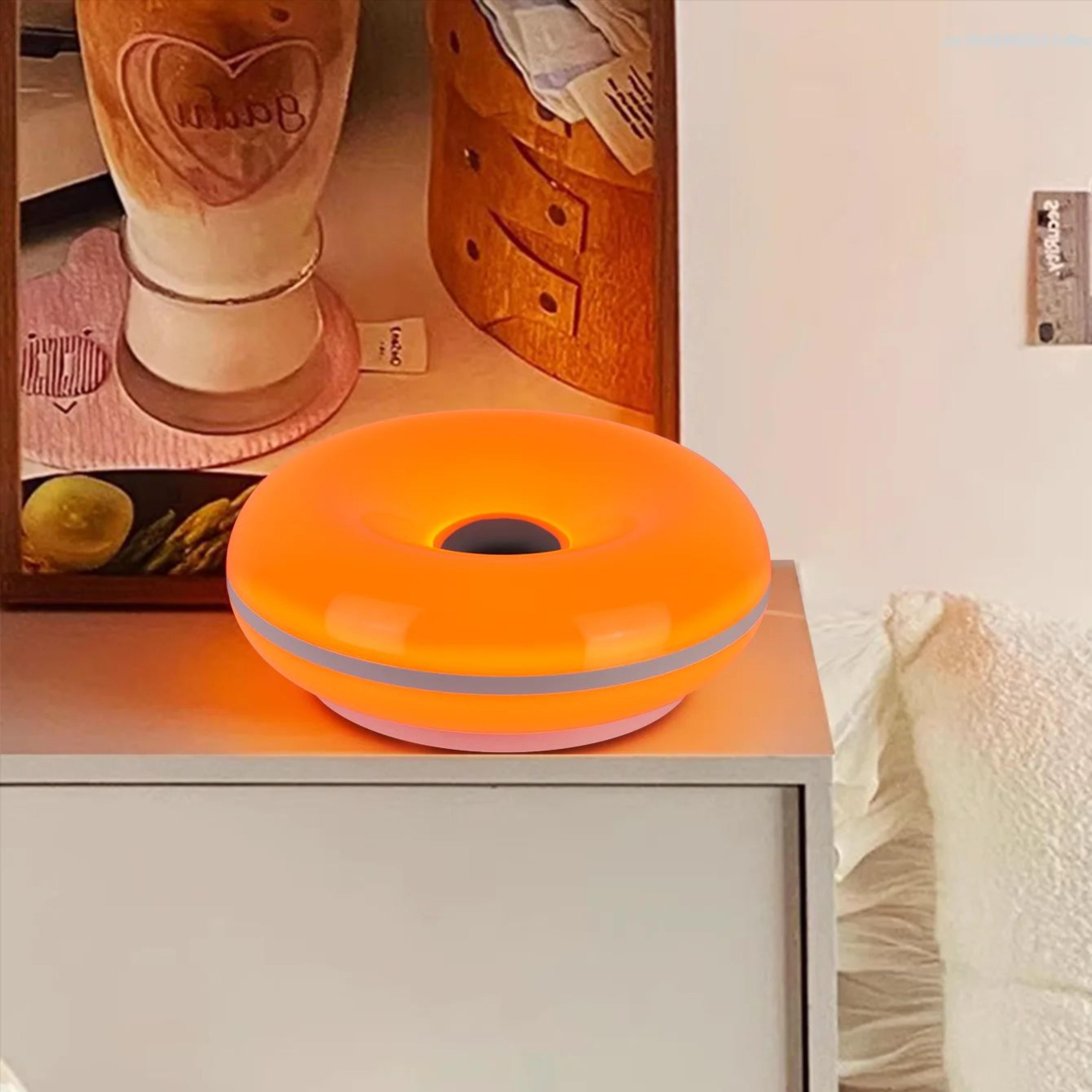 Wall Mounted RGB Donut LED Lamp With Touch  Remote USB Powered Color Changing Mood Night Light For  2