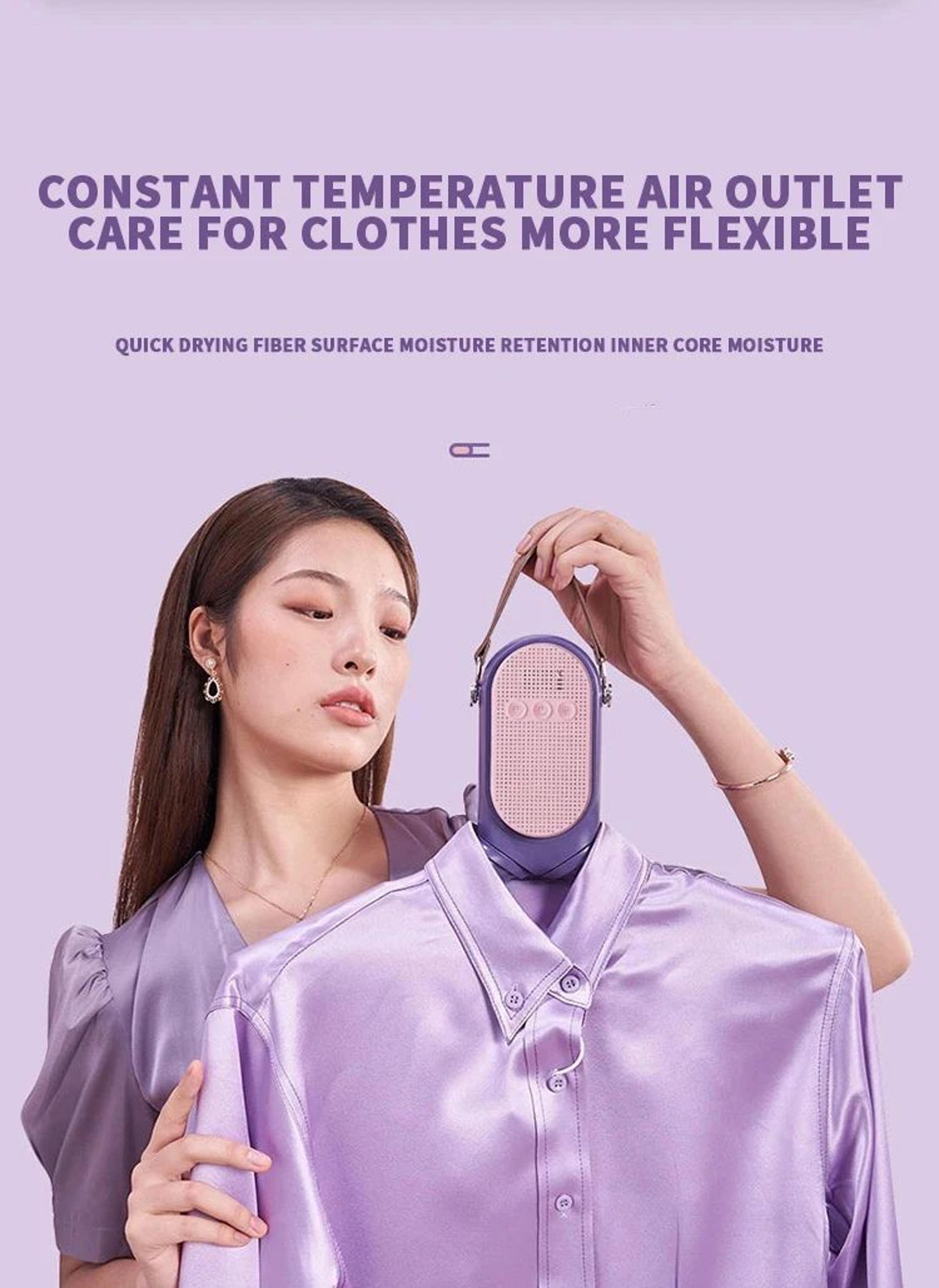 Portable Folding Heated Clothes Drying Rack W Shoe Dryer Compact Electric Dryer Stand Fast Travel L 12