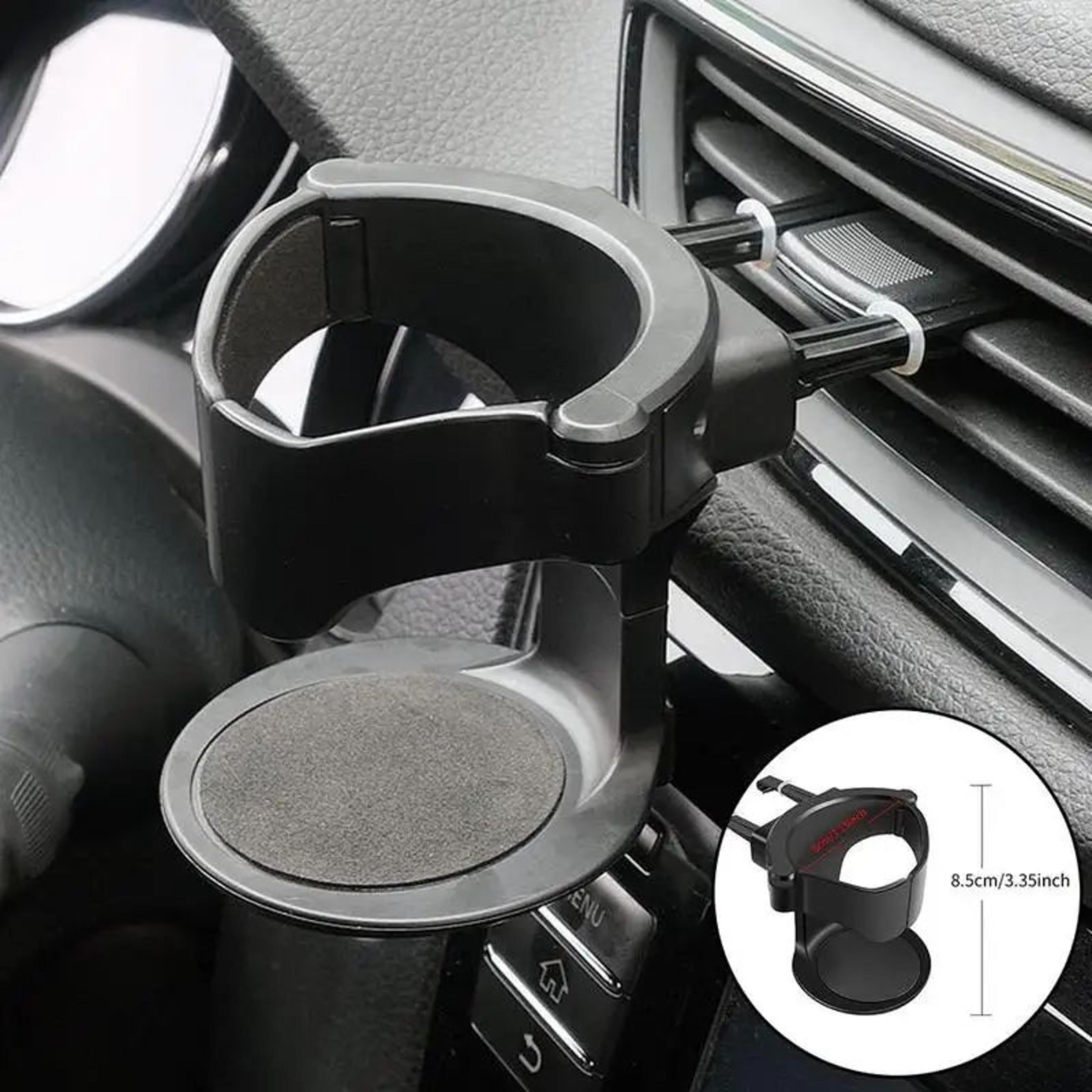 universal car air vent cup holder bottle & drink mount – lightweight ac outlet cup holder rack for horizontal vents