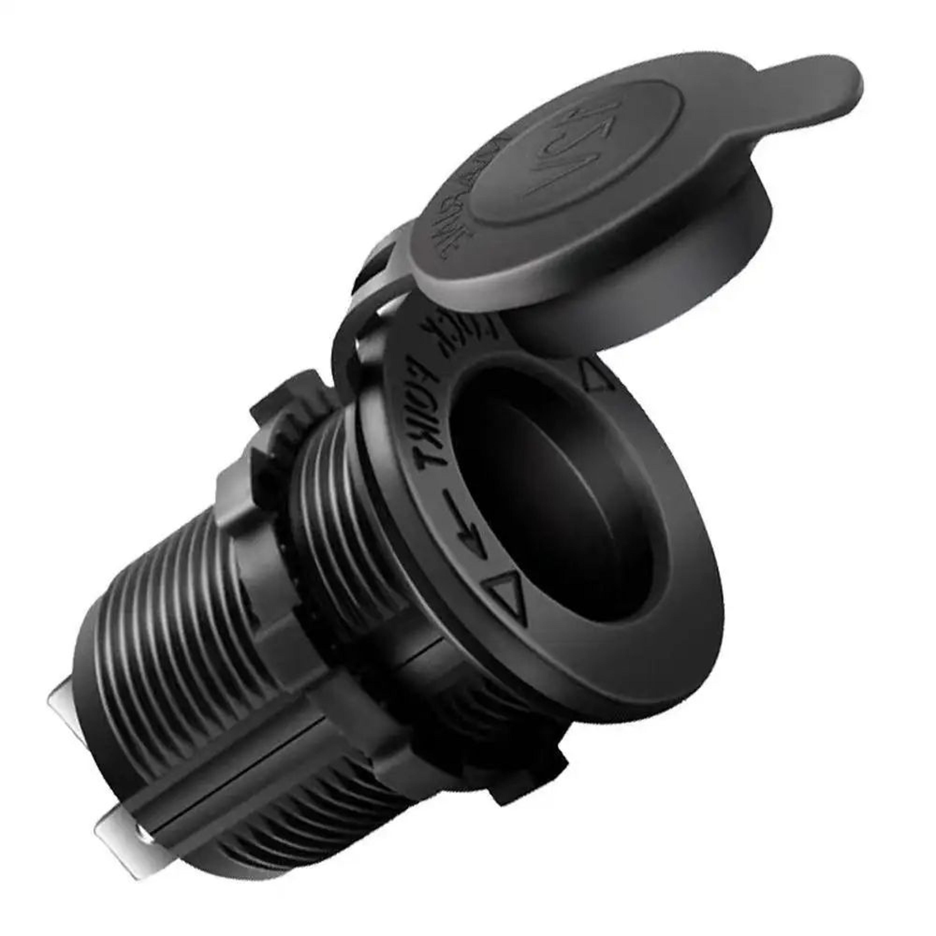 12V Waterproof Cigarette Lighter Socket Plug  Car Marine RV ATV Motorcycle Power Outlet Adapter Dur 21