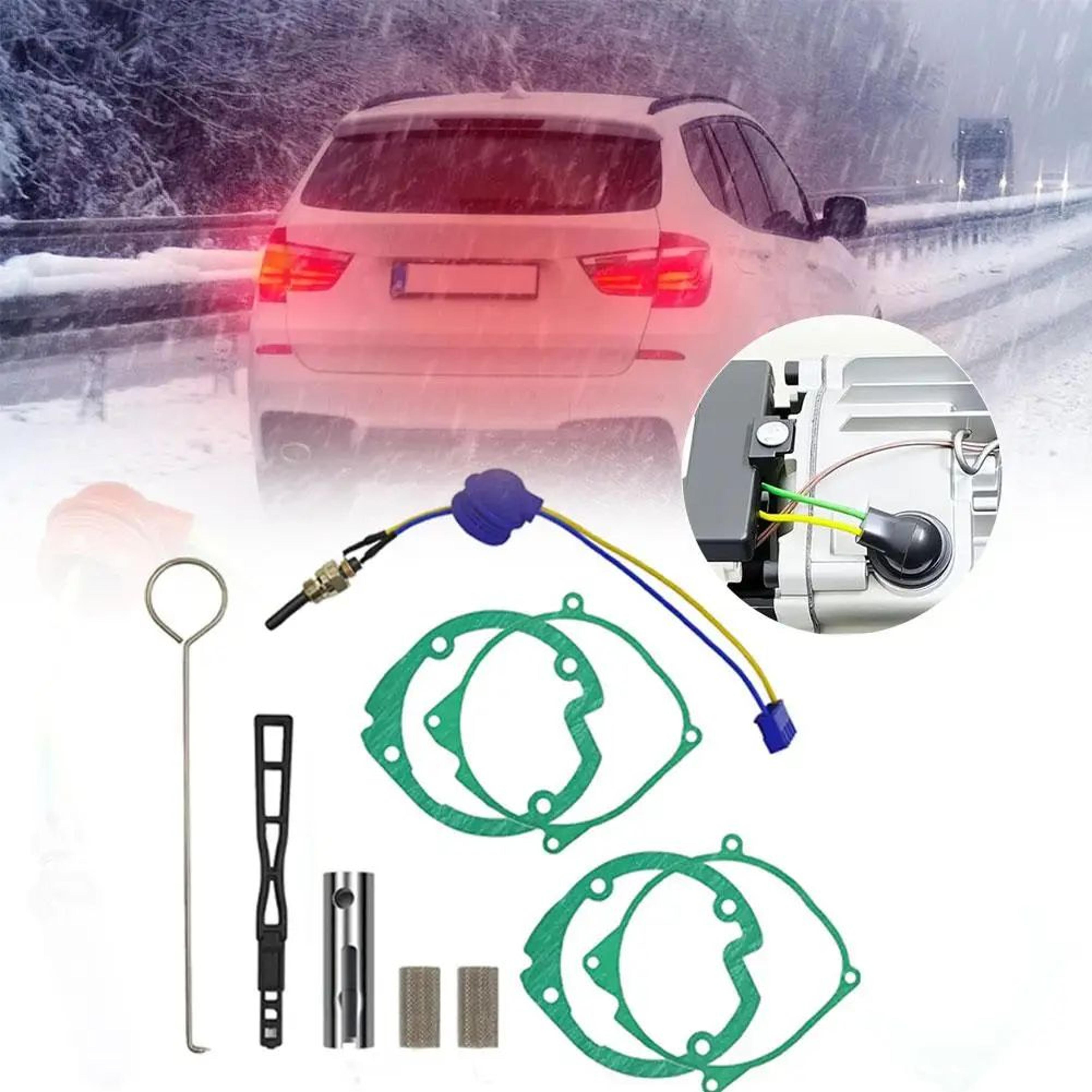 12V Ceramic Glow Plug For Diesel Parking Heater  Silicon Nitride Ignition Needle Red Cap Piston Air 3