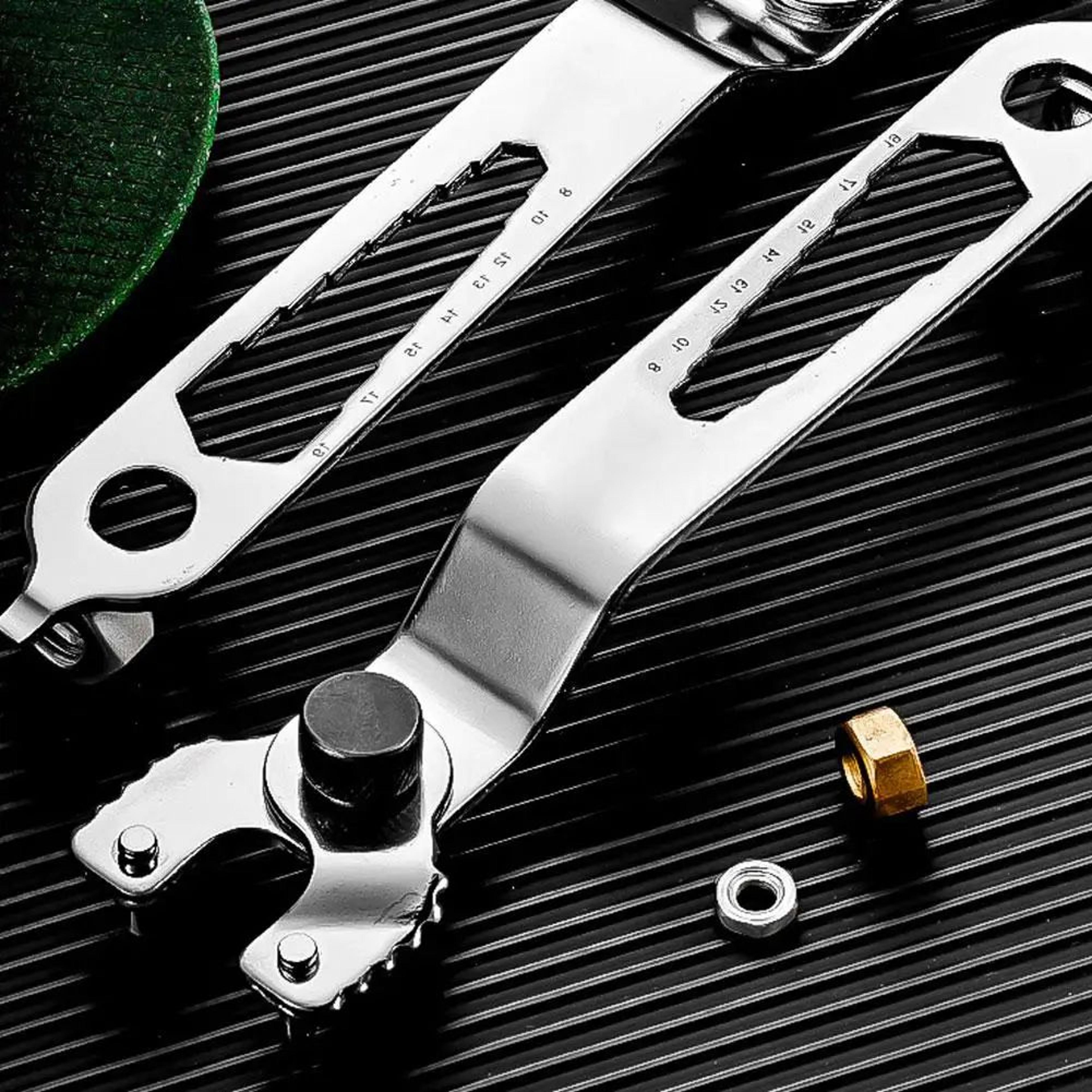 12in1 Angle Grinder Wrench Tool  MultiFunction Adjustable Spanner For Grinder Discs Nuts  Household 4