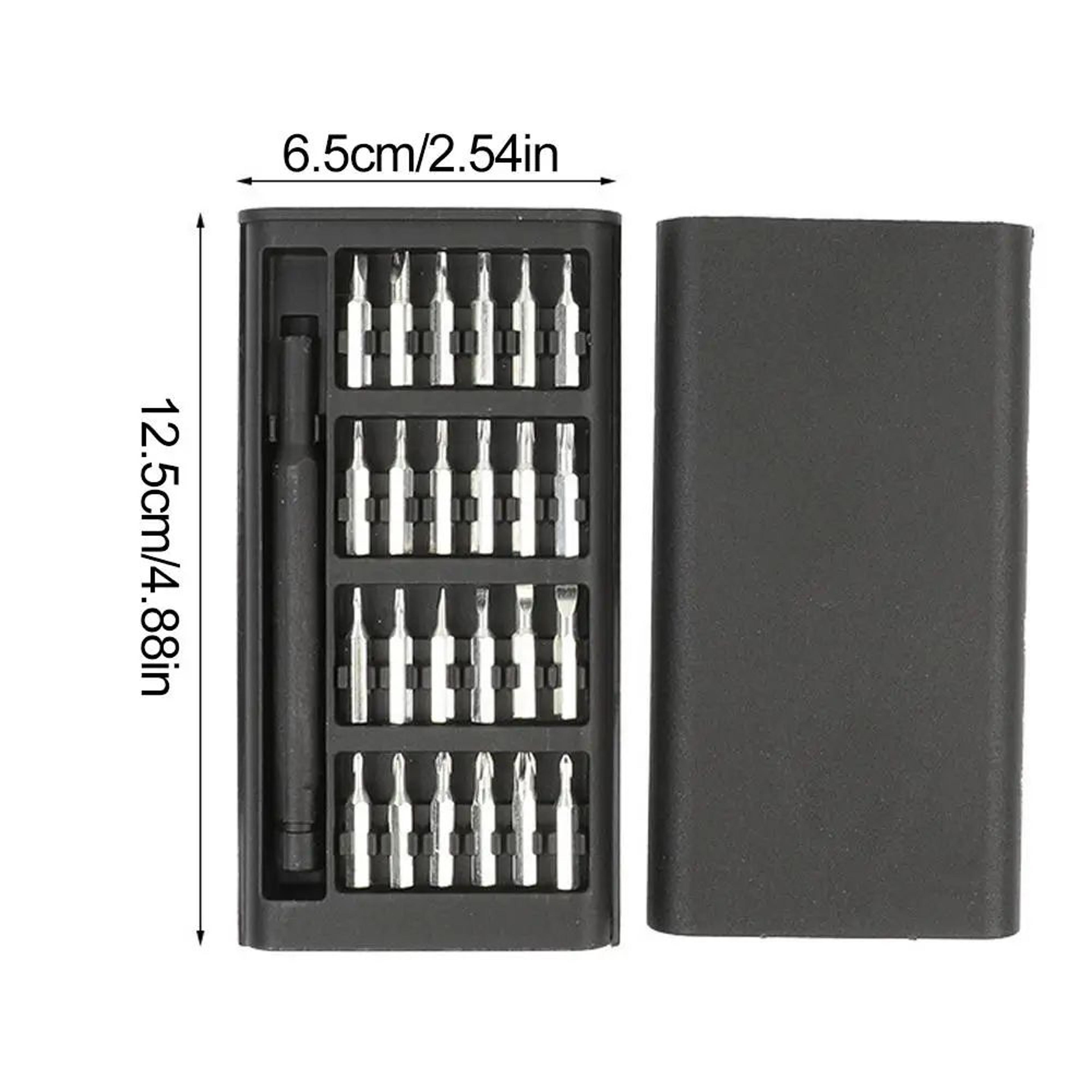 24in1 Precision Screwdriver Set  Magnetic Repair Tool Kit For Phone Glasses  Electronics HexFlat Bi 5