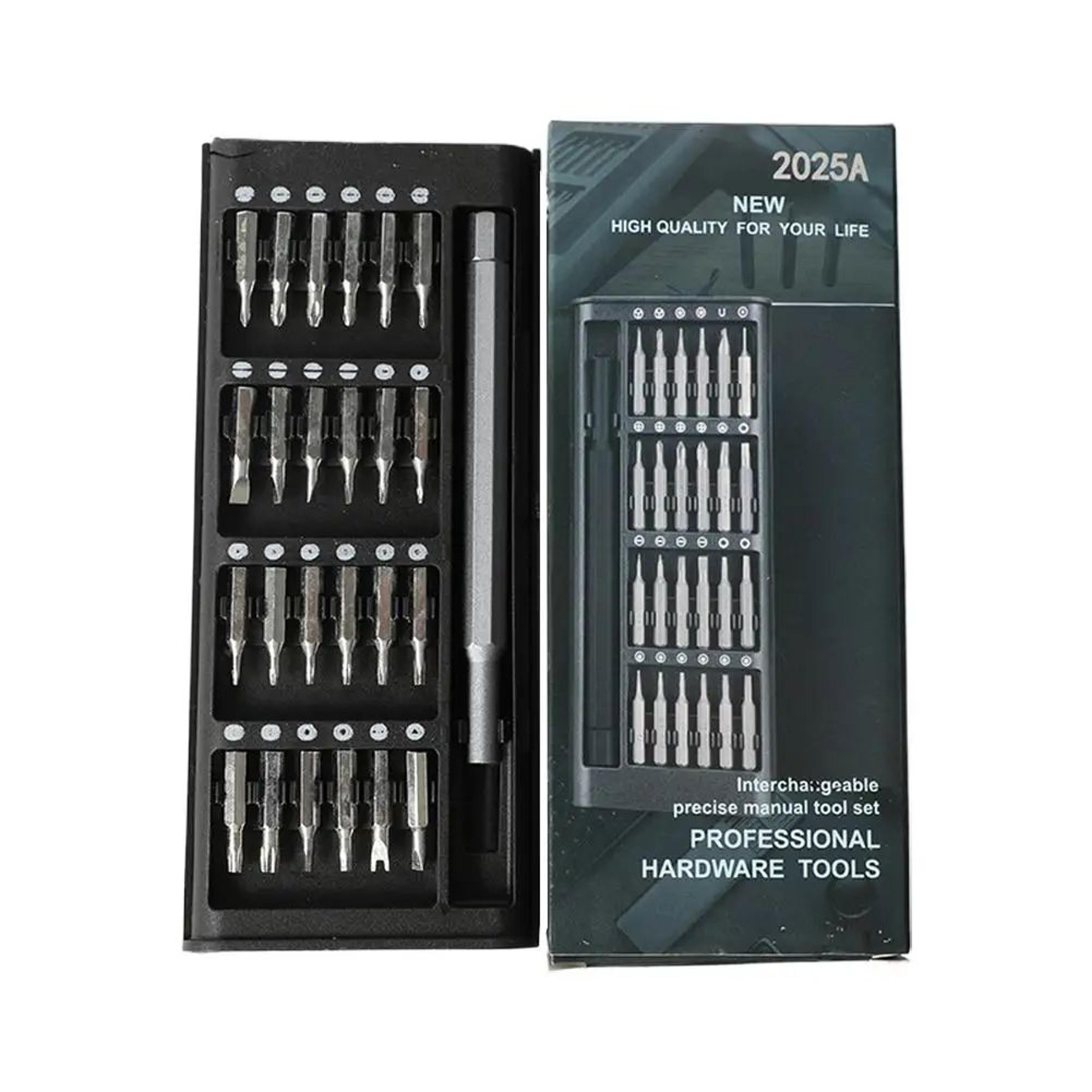 24in1 Precision Screwdriver Set  Magnetic Repair Tool Kit For Phone Glasses  Electronics HexFlat Bi 7