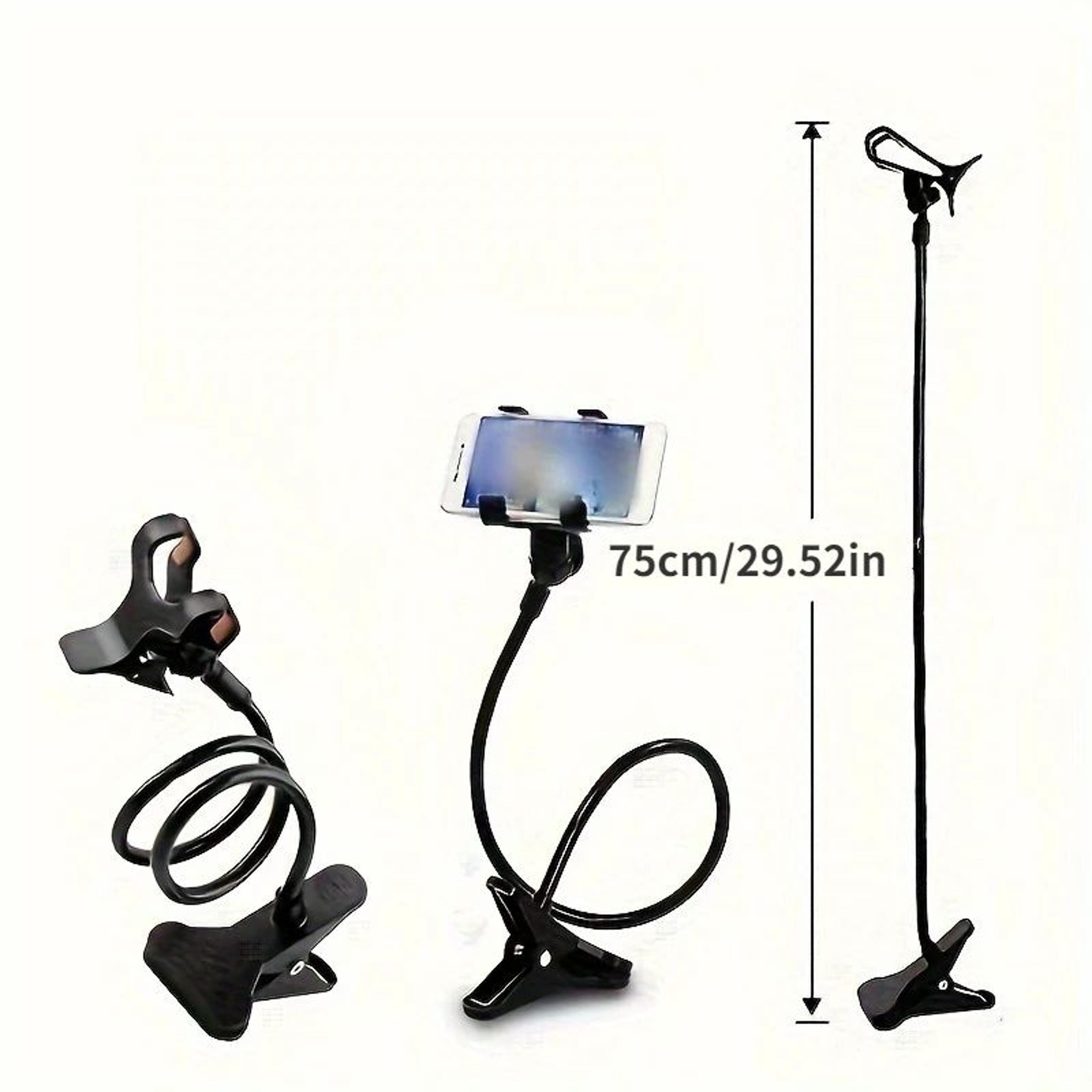 276 Inches Flexible Phone Holder Stand With 360 Clip  Lazy Bed  Desk Mount Bracket For Smartphones  2