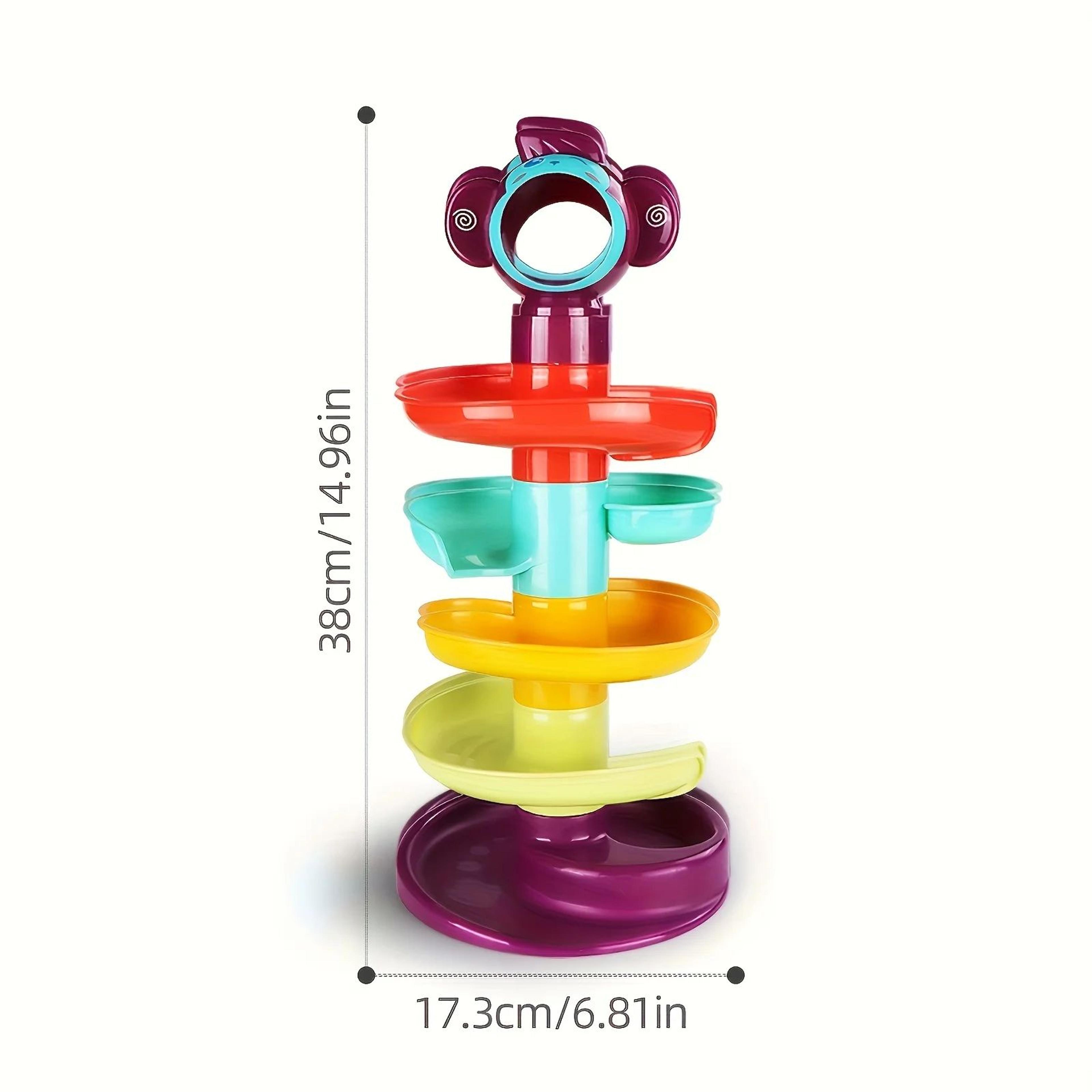 Educational Ball Track Tower Toy For Toddlers 10M  Rolling  Spinning Balls Fine Motor Learning Play 1