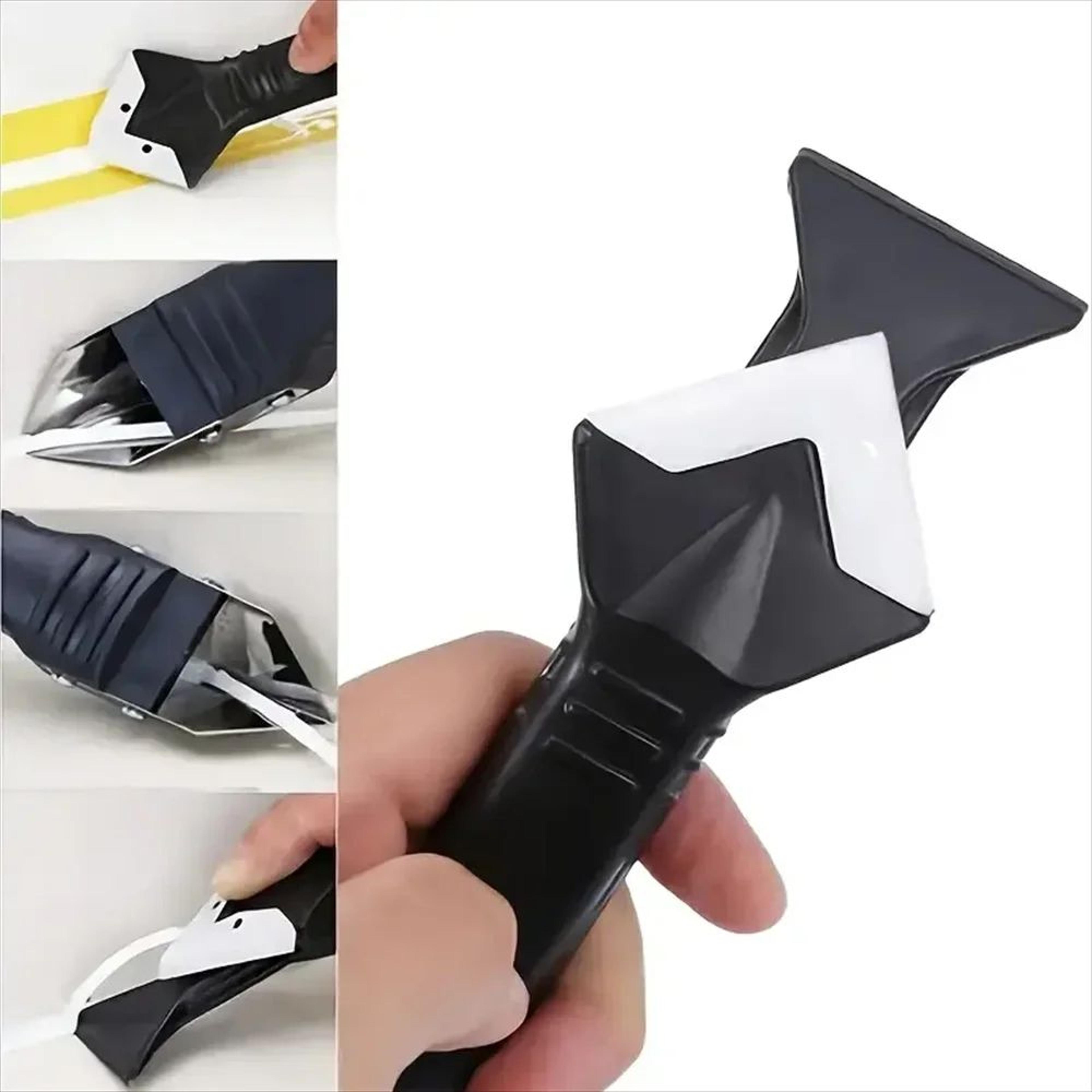 5in1 Caulk Remover  Sealant Finishing Tool Kit  Grout Scraper Angle Spreader Set For Sink  Window R 2