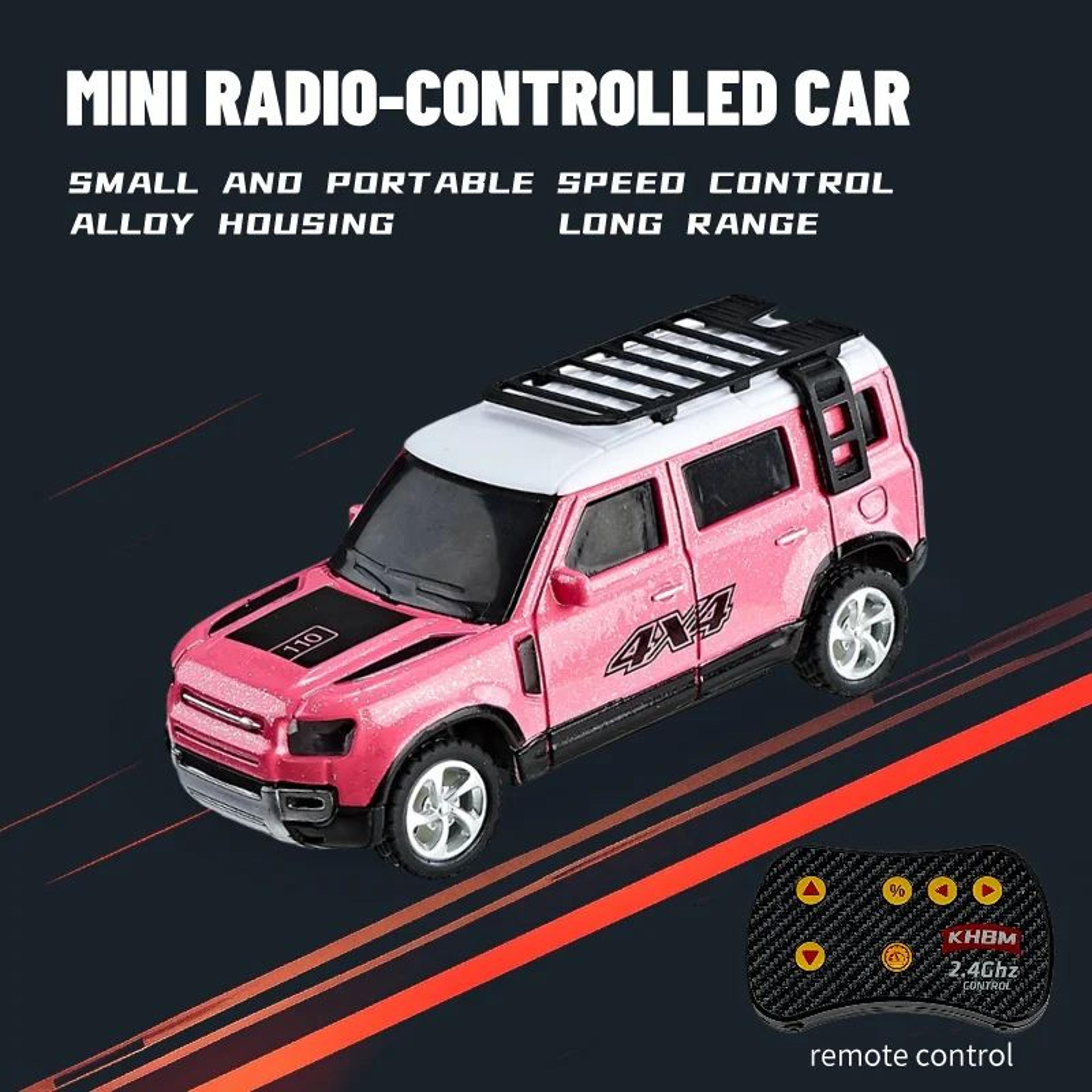 164 Mini RC Car Alloy  60Min Run Time 98131 Ft Remote Range USB Rechargeable Pocket Remote Control  7