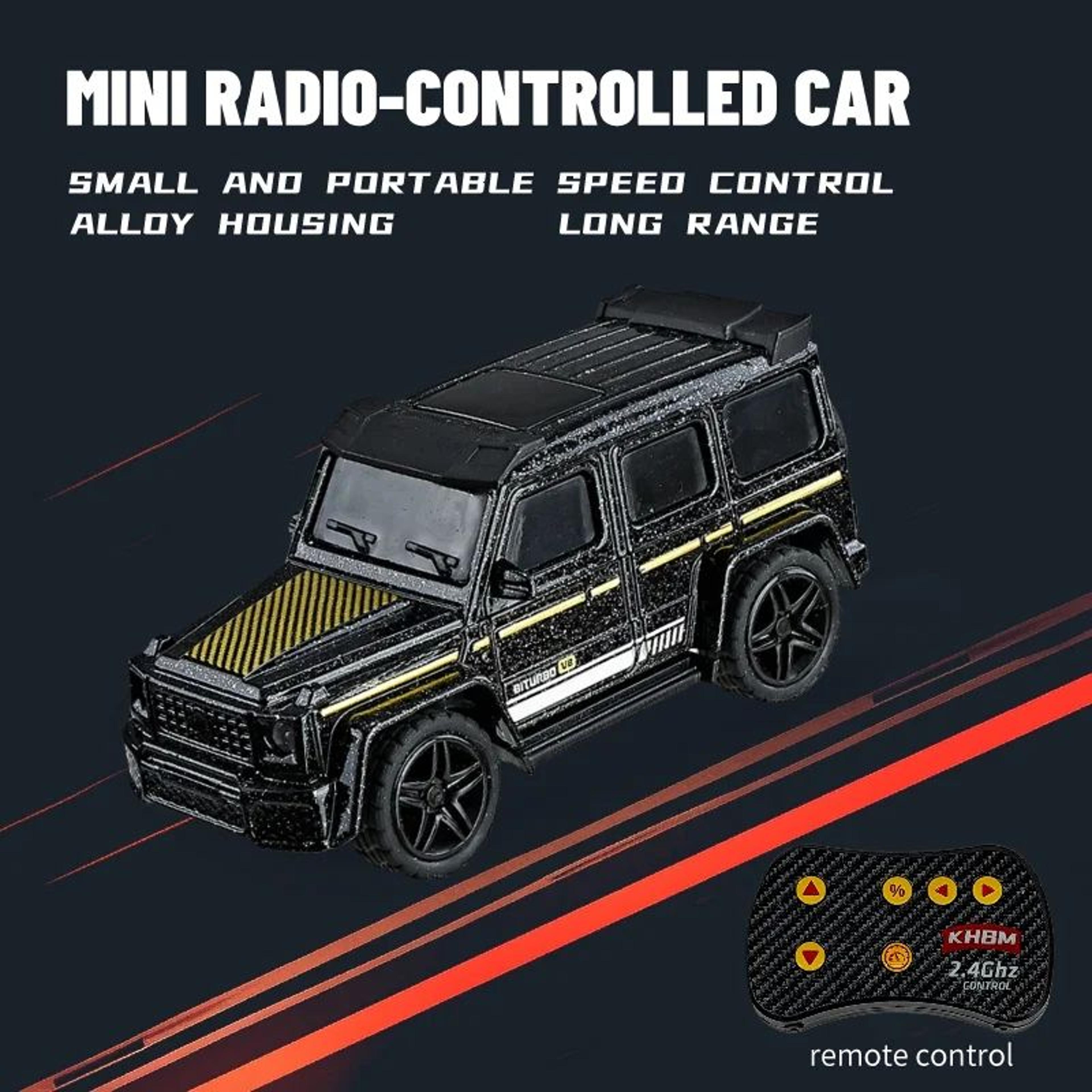 164 Mini RC Car Alloy  60Min Run Time 98131 Ft Remote Range USB Rechargeable Pocket Remote Control  8