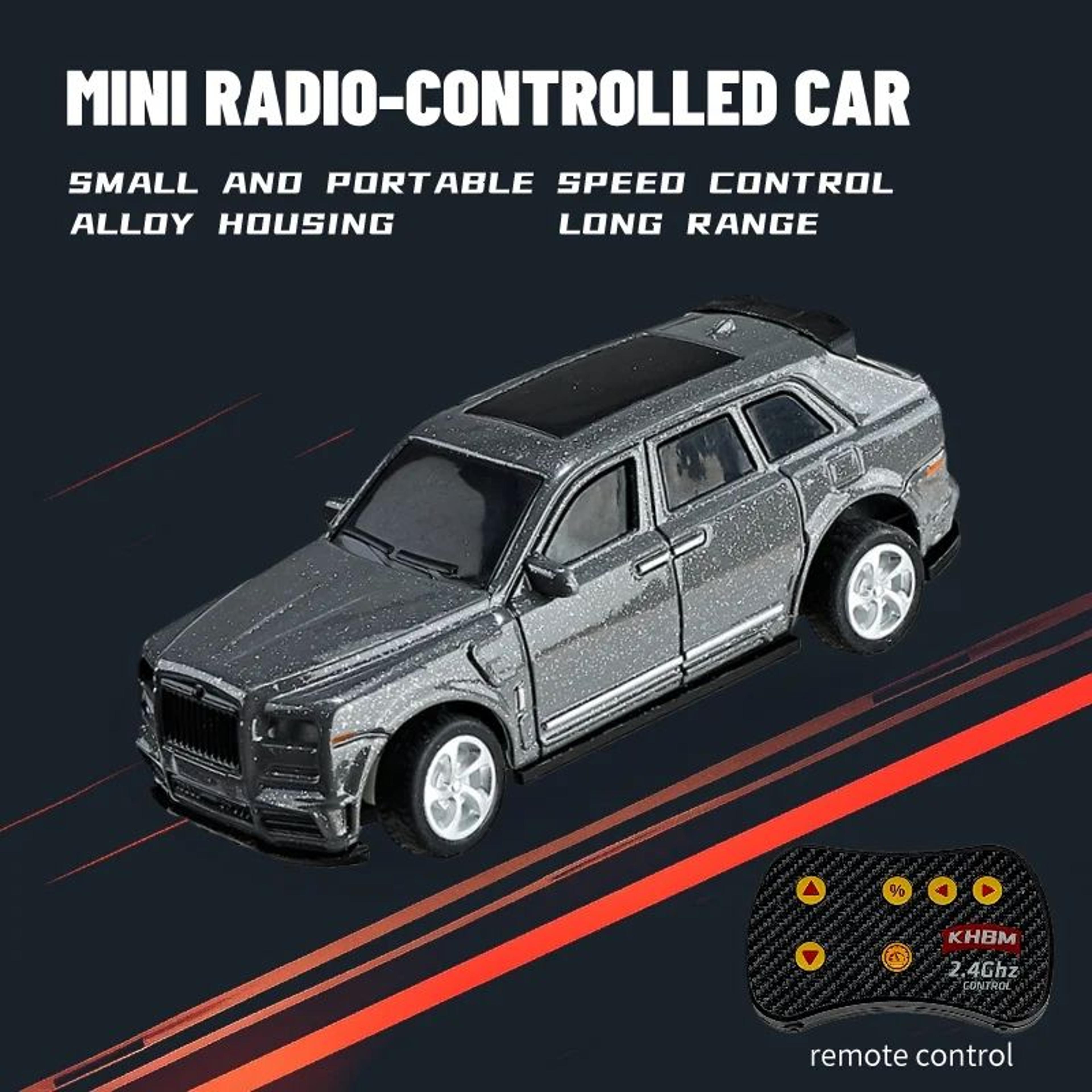 164 Mini RC Car Alloy  60Min Run Time 98131 Ft Remote Range USB Rechargeable Pocket Remote Control  25