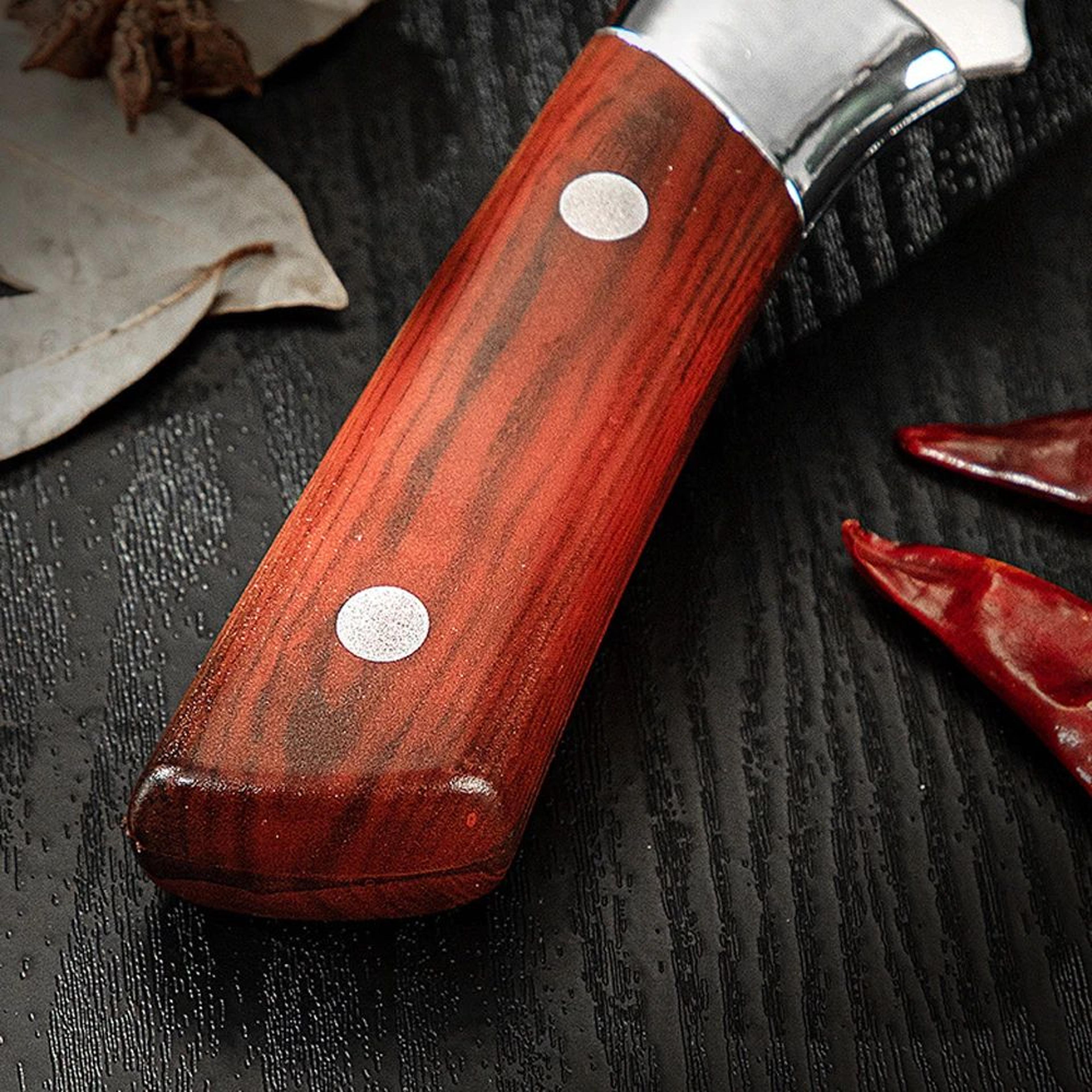 Stainless Steel Boning Knife With Sheath  Forged Fillet Chef Knife For Meat Fish  Vegetables Razor