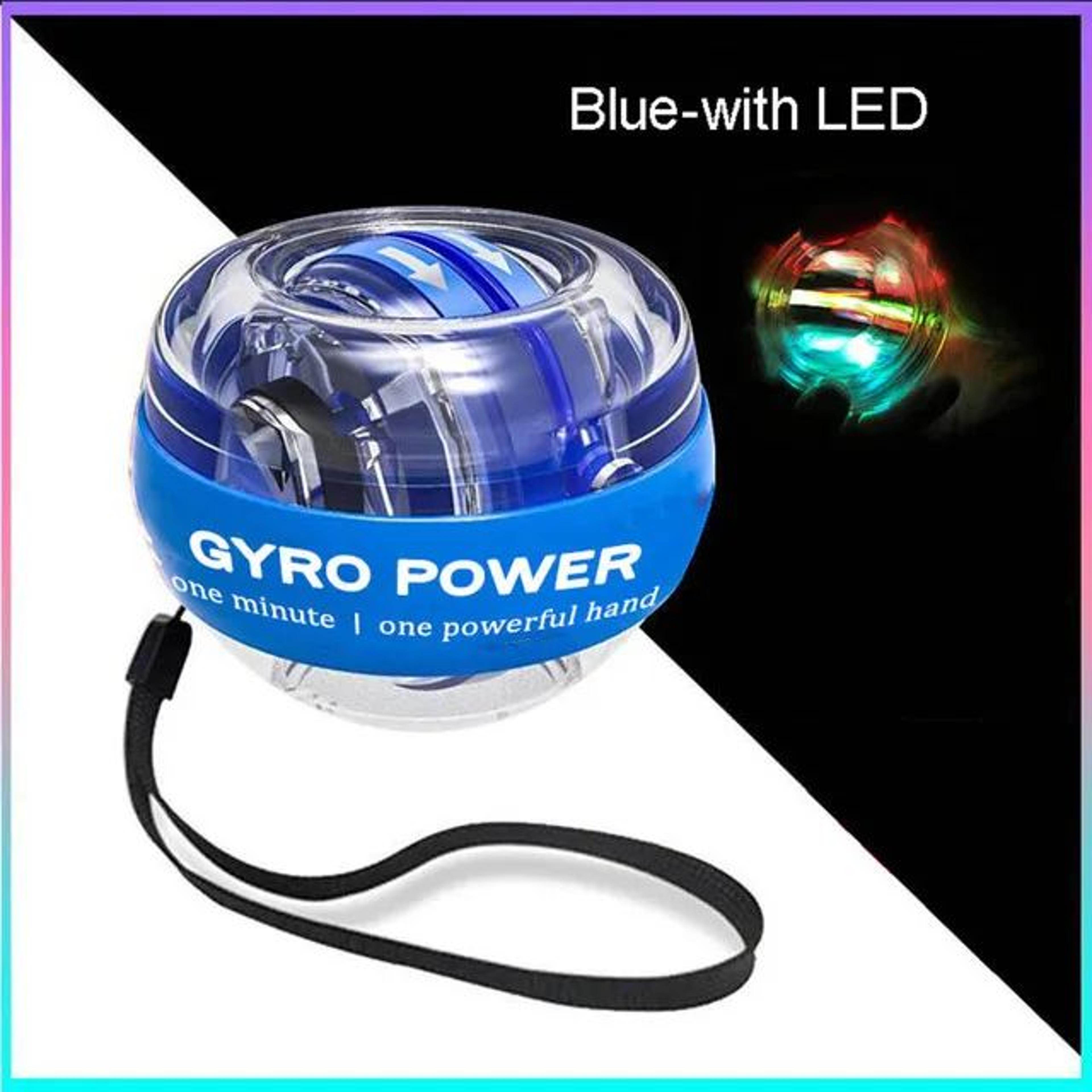 LED Gyro Power Wrist Ball Trainer  Auto Start Forearm  Hand Strengthener Gyroscopic Fitness Tool Wi 19