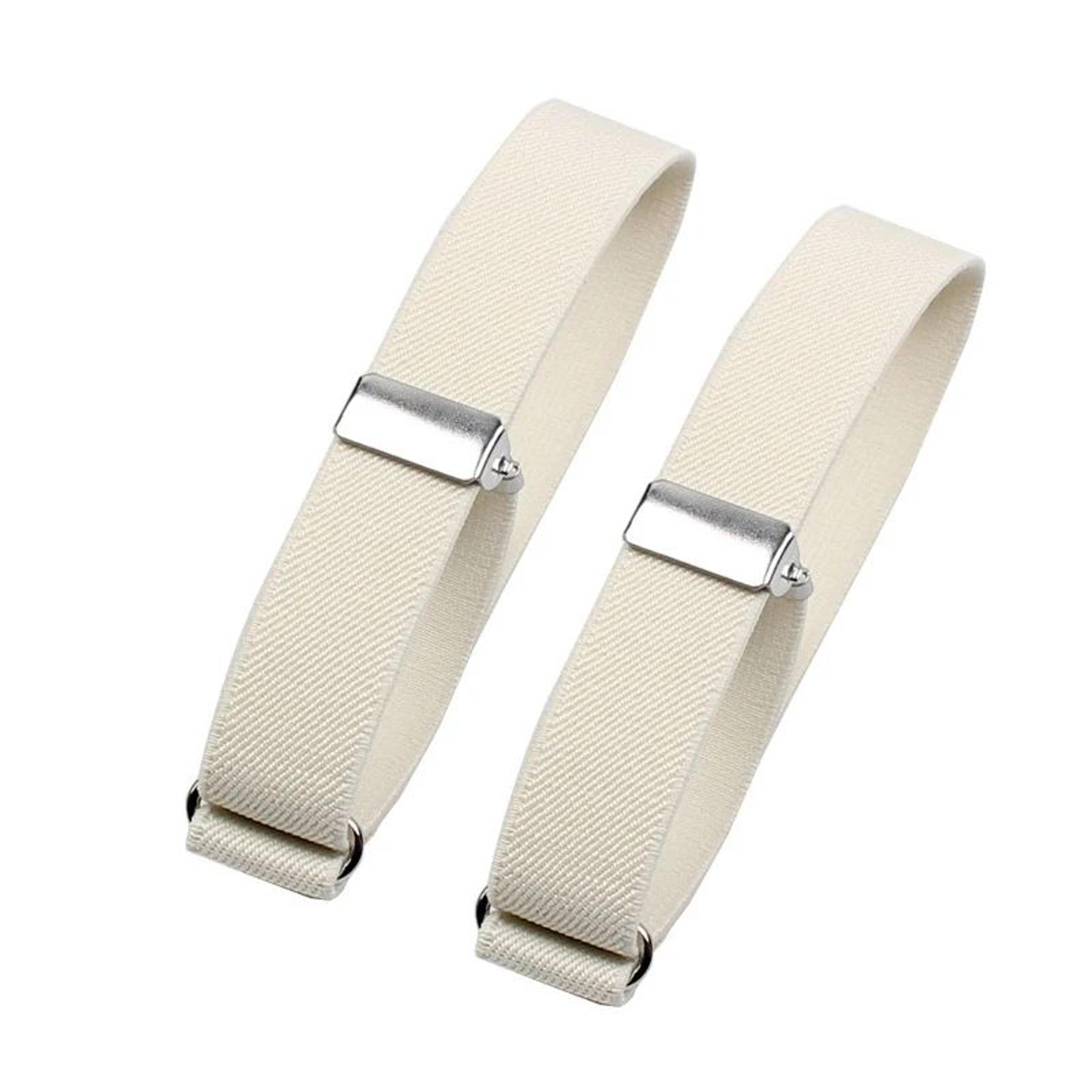 Mens Sleeve Garters NonSlip Elastic Arm Bands  StripePlaid Shirt Sleeve Holders For Groom Office  F 10