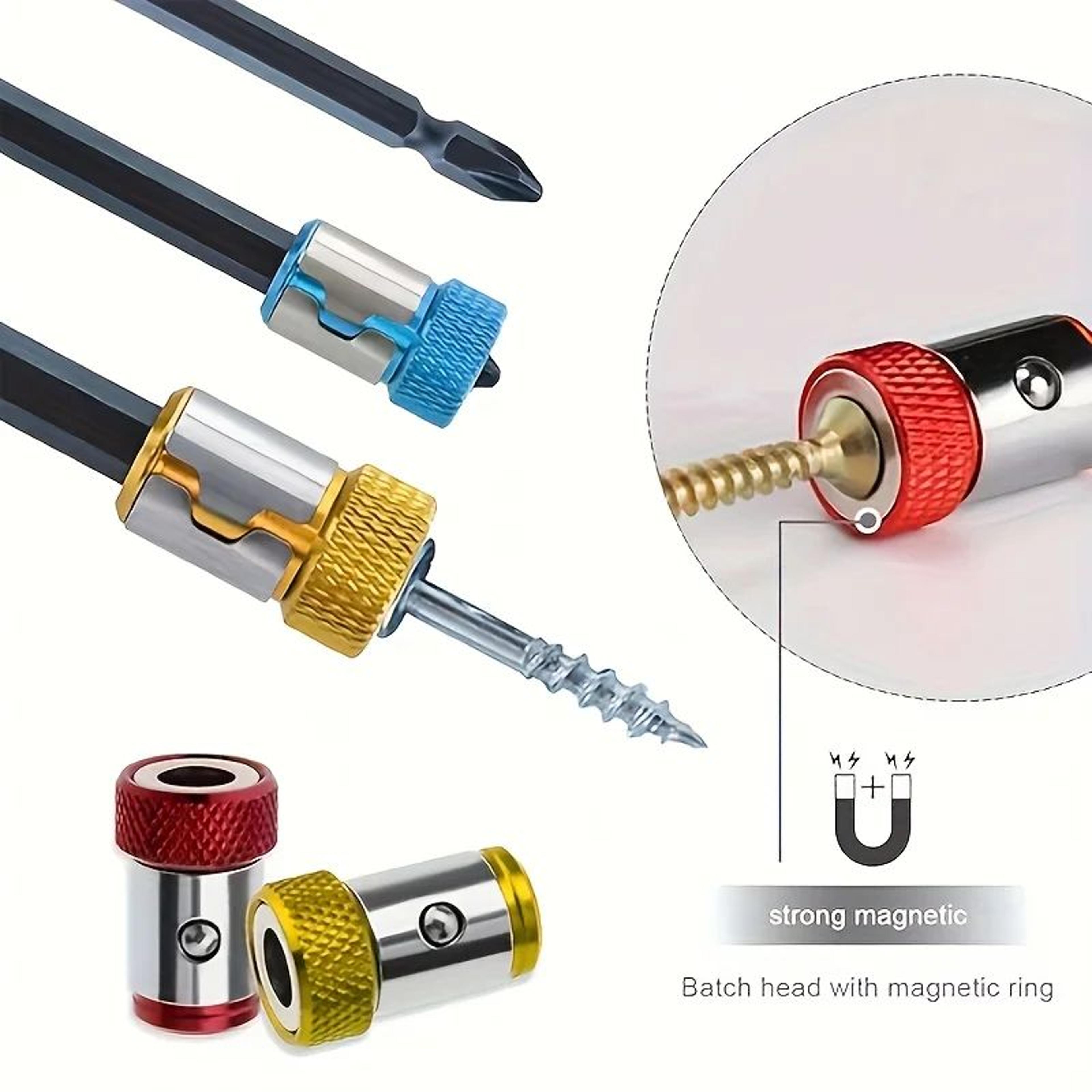 Universal Magnetic Screw Ring Drill Bit Set  Magnetized Screwdriver Bit Holder With NonSlip Phillip 4