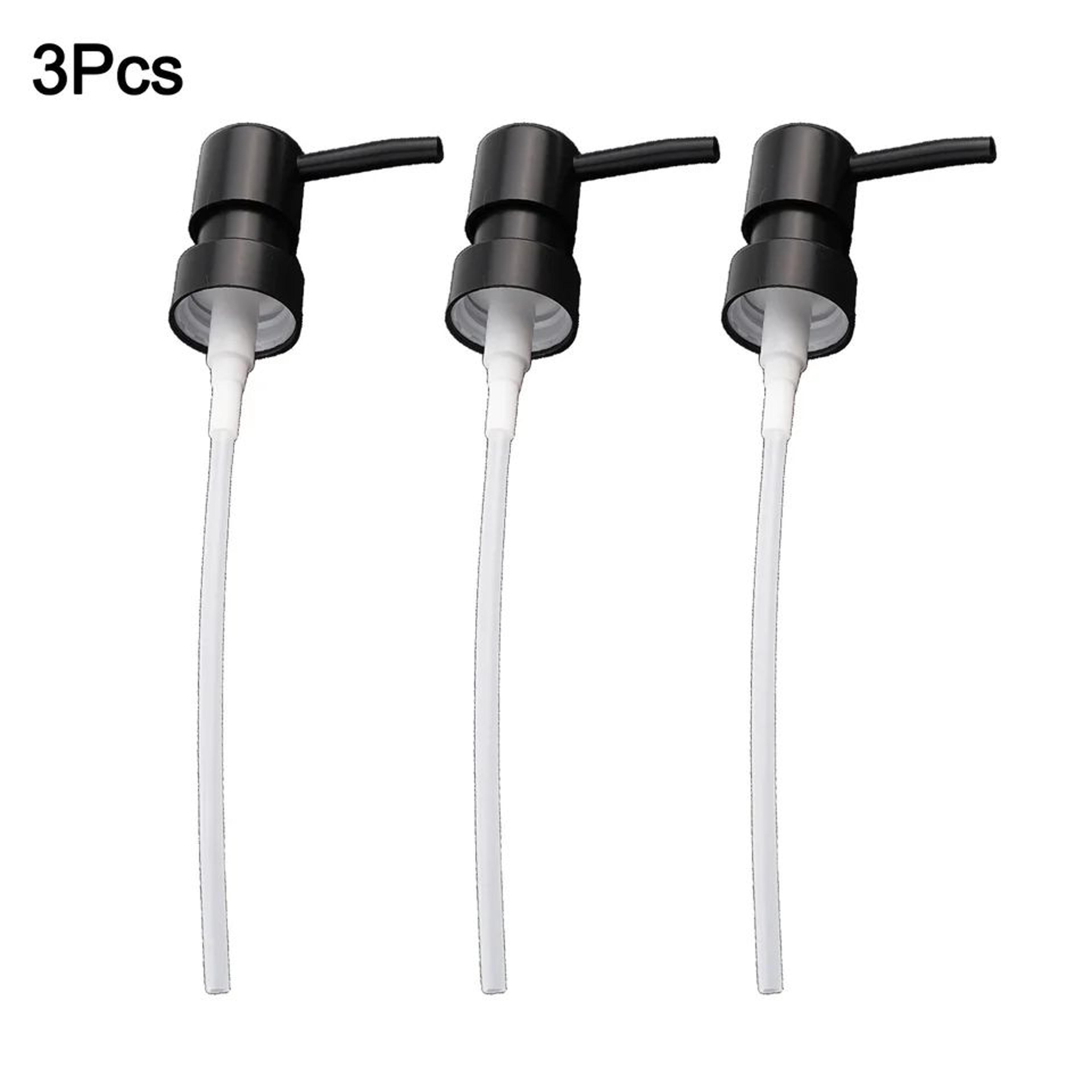 round head abs lotion pump head 1.10 in thread, black soap & shampoo dispenser replacement nozzle for bathroom bottles