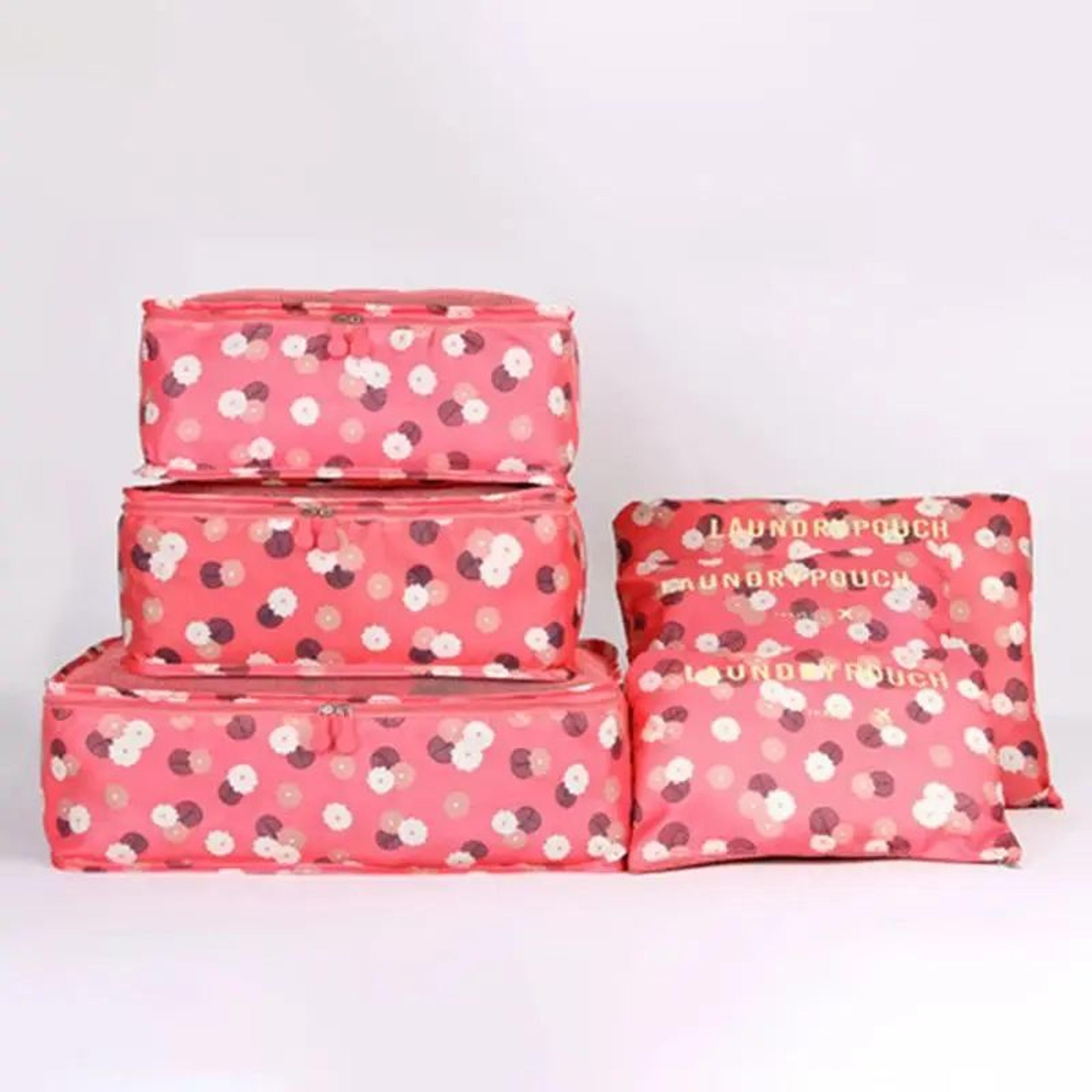 6Piece Travel Packing Cubes Set Large Luggage Organizer Bags For Clothes Business Trip Suitcase Sto 3