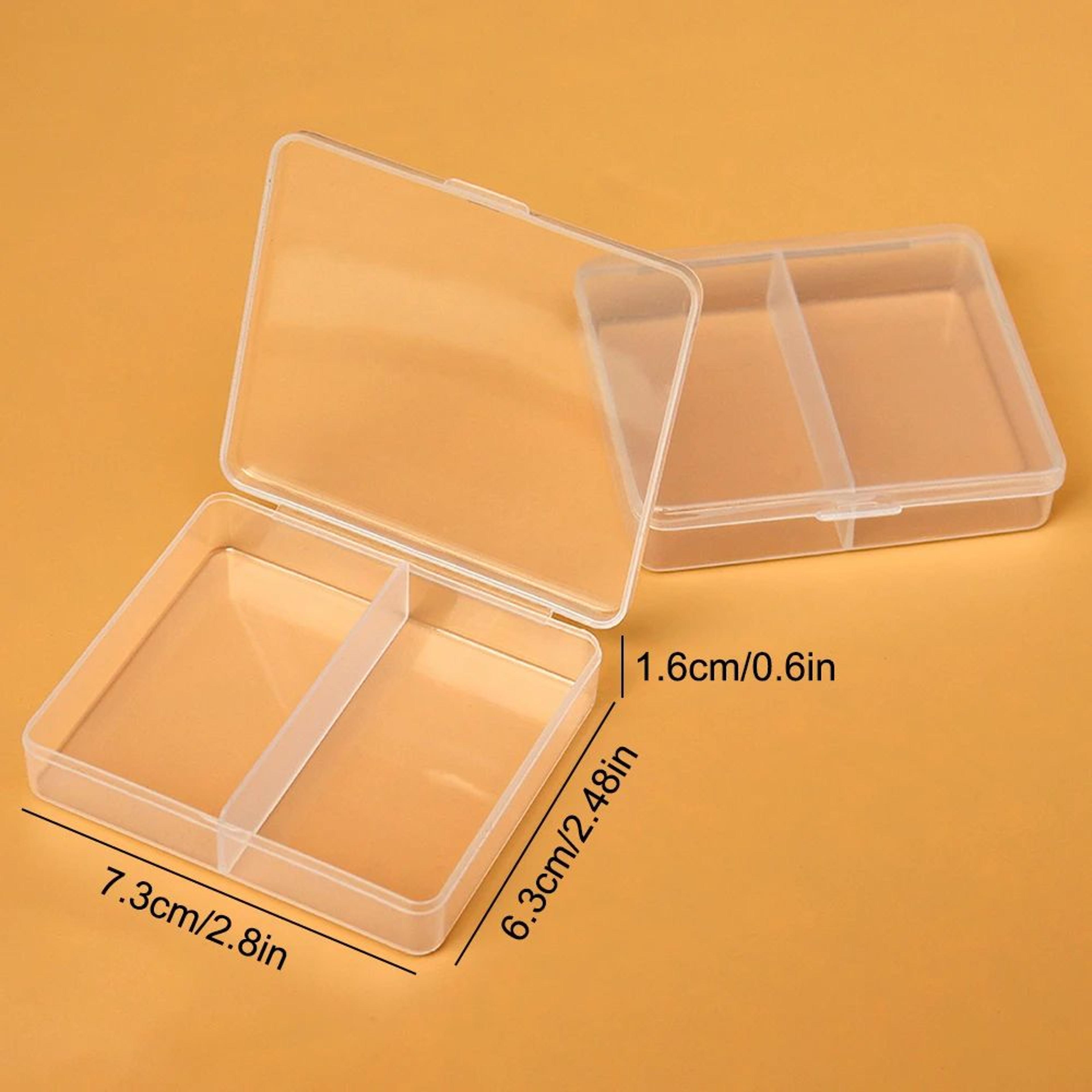 Clear PP Desktop Storage Box Organizer 25 Grid Transparent Jewelry  Parts Case For Beads Crafts Scr 4