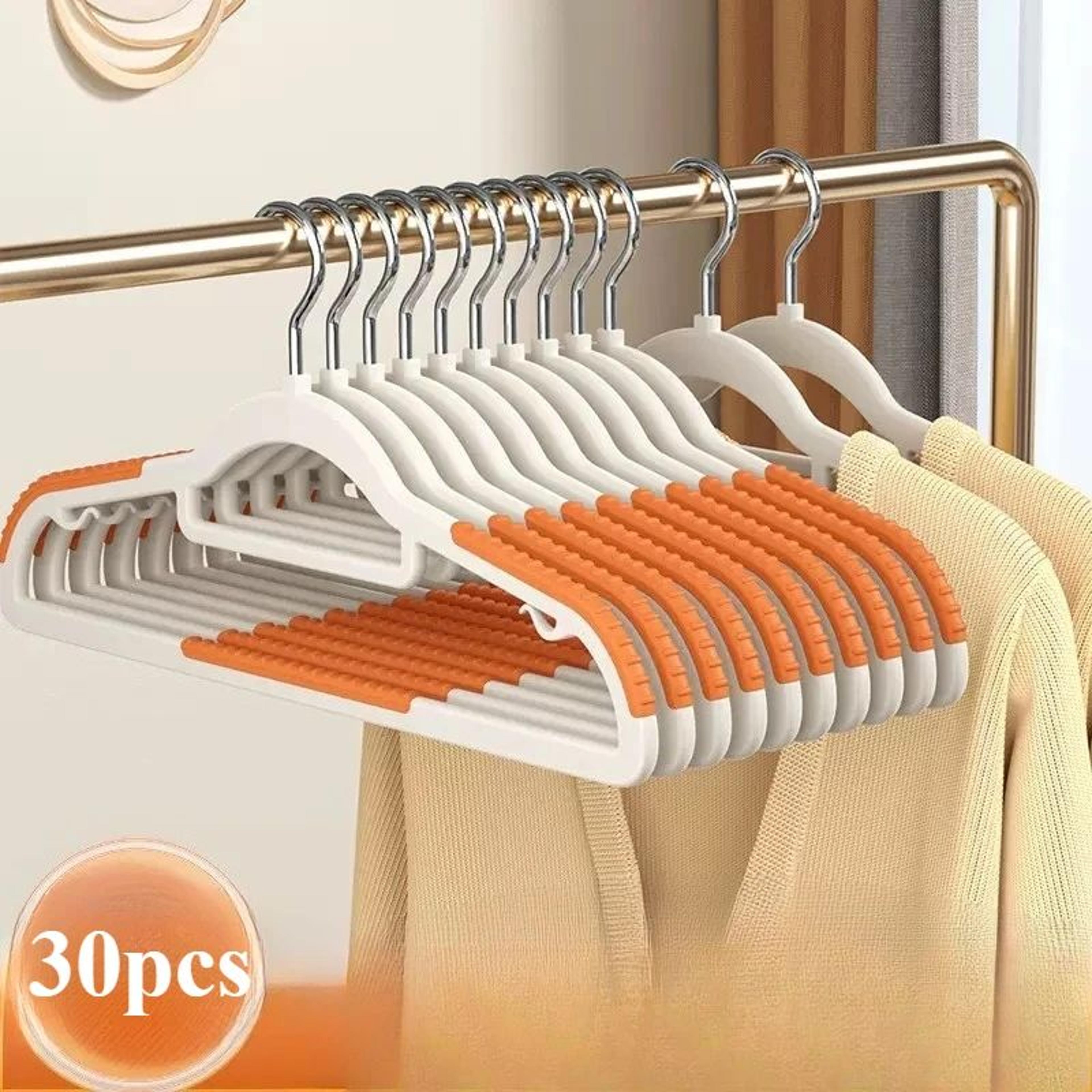 30pcs NonSlip Rotating Hook Clothes Hangers Set For Closet Organization 8