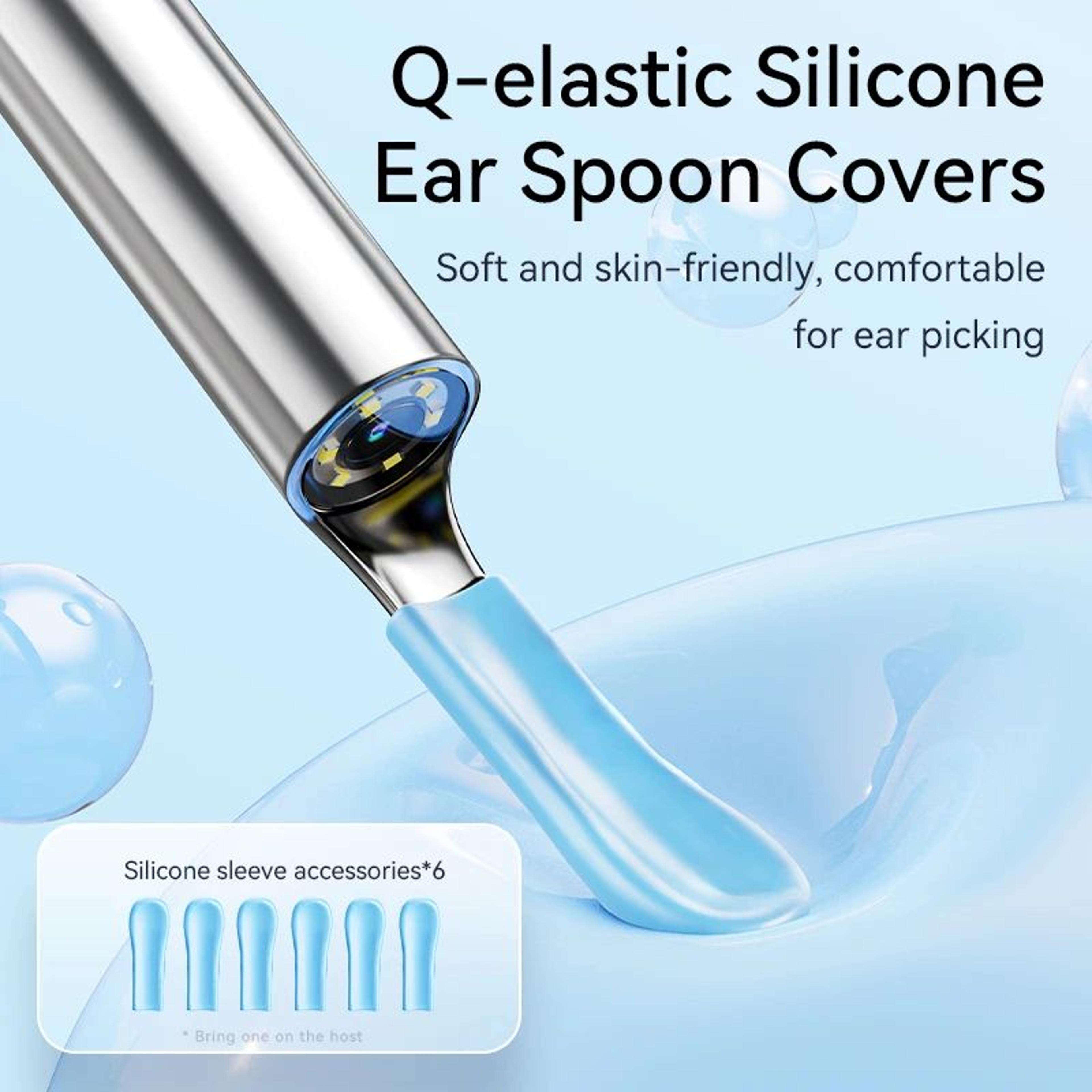 Wireless HD Visual Ear Cleaner With Camera  USB Rechargeable Otoscope Wax Removal Tool 5