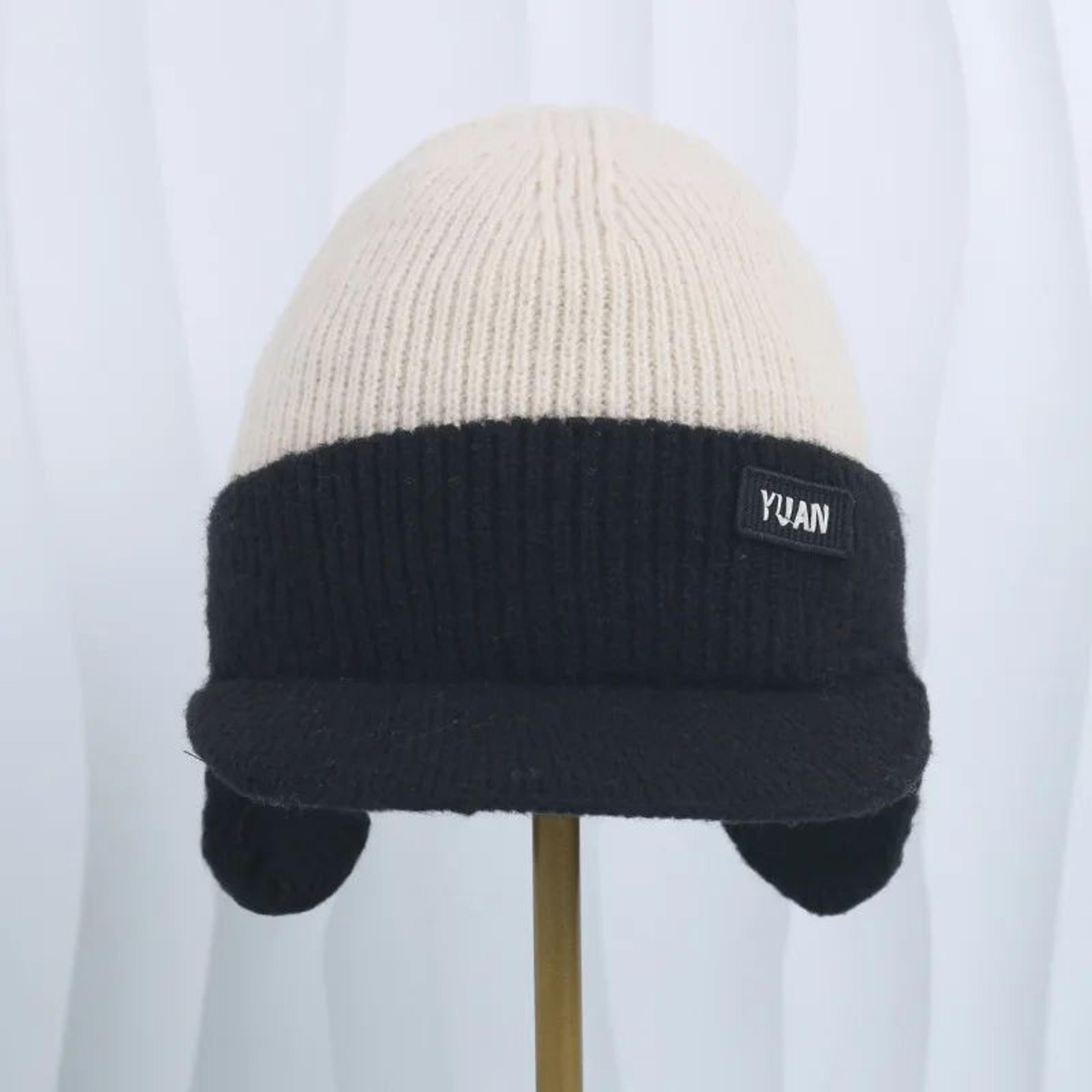 Winter Thermal Knit Baseball Cap  Windproof Fleece Ear Flap Hat For Men  Women 7