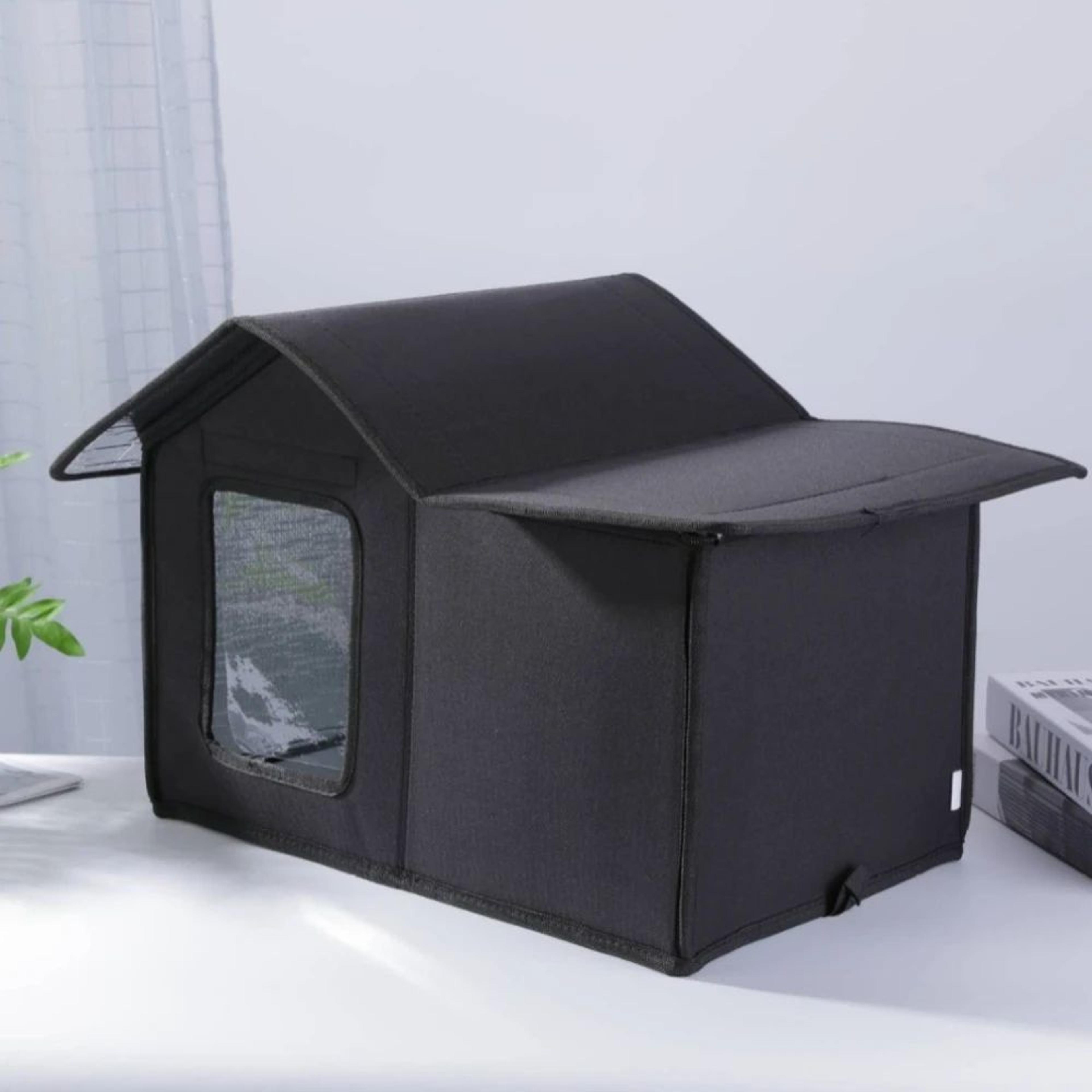 WeatherSafe Waterproof Outdoor Cat House  Removable  Washable Pet Shelter For Cats  Small Dogs 3