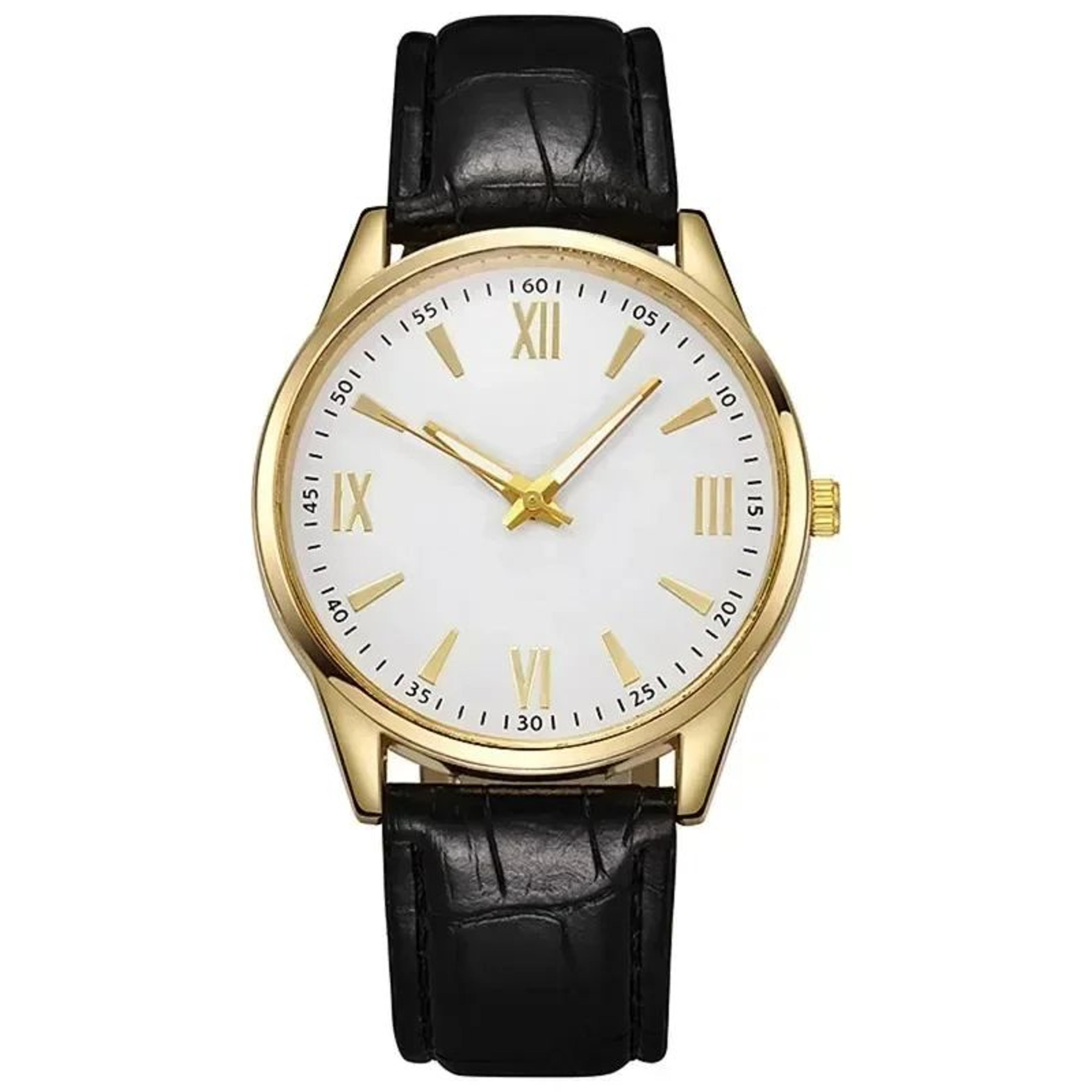 luxury minimalist men's quartz watch – ultra thin 40mm business leather band wristwatch