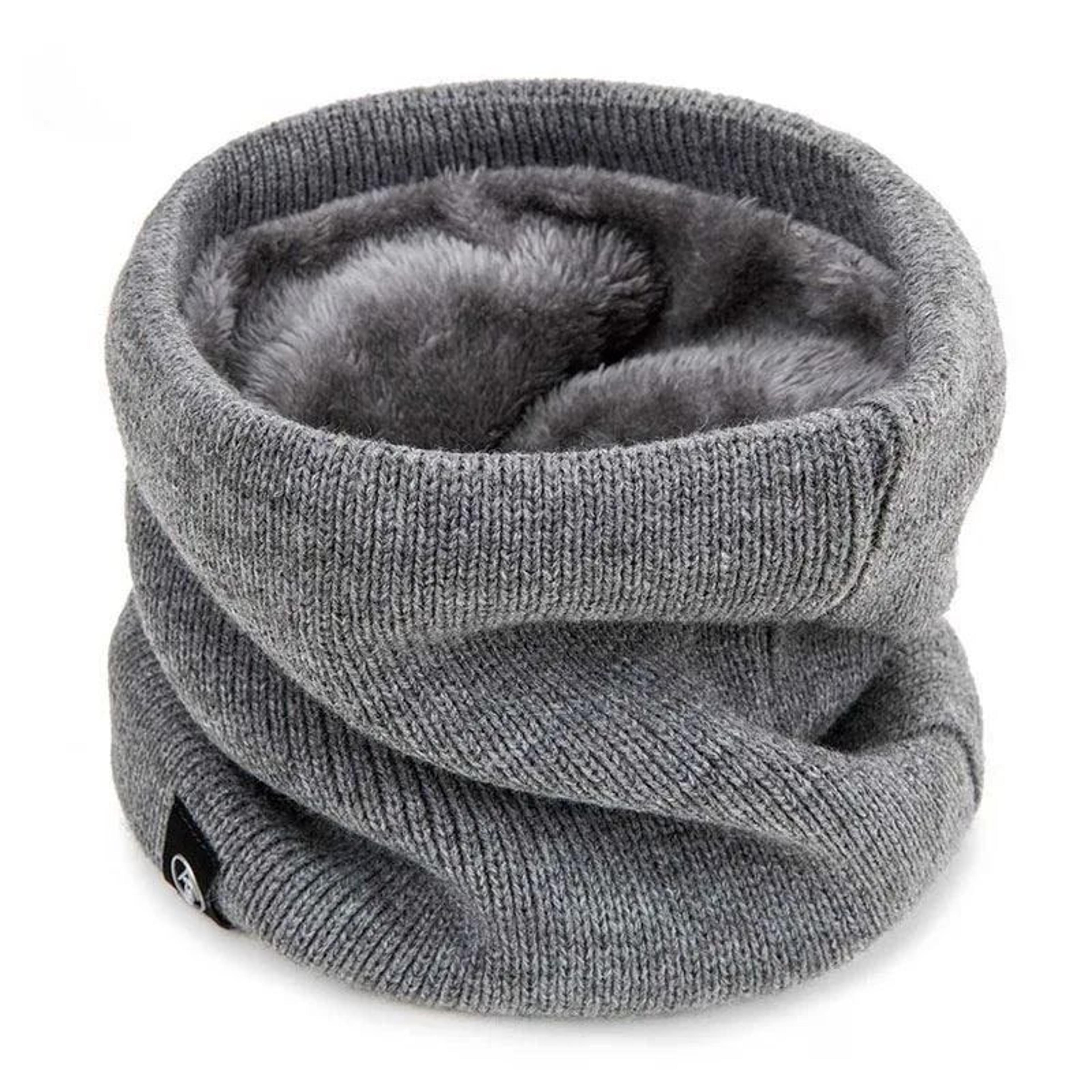 Winter Warm Knitted Neck Scarf Full Face Cover  Plush CashmereFeel Thermal Neck Warmer For Women  M 8