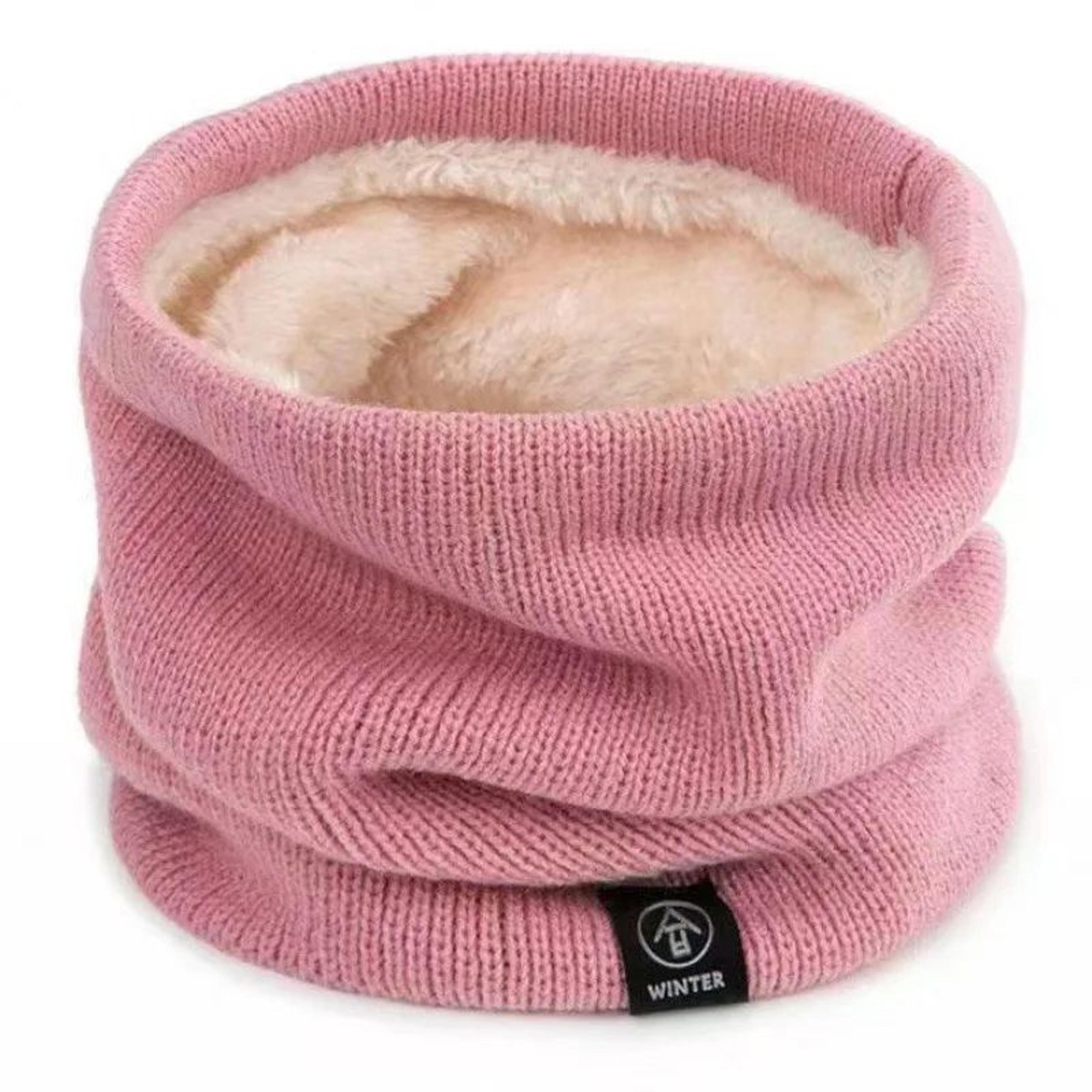 Winter Warm Knitted Neck Scarf Full Face Cover  Plush CashmereFeel Thermal Neck Warmer For Women  M 10