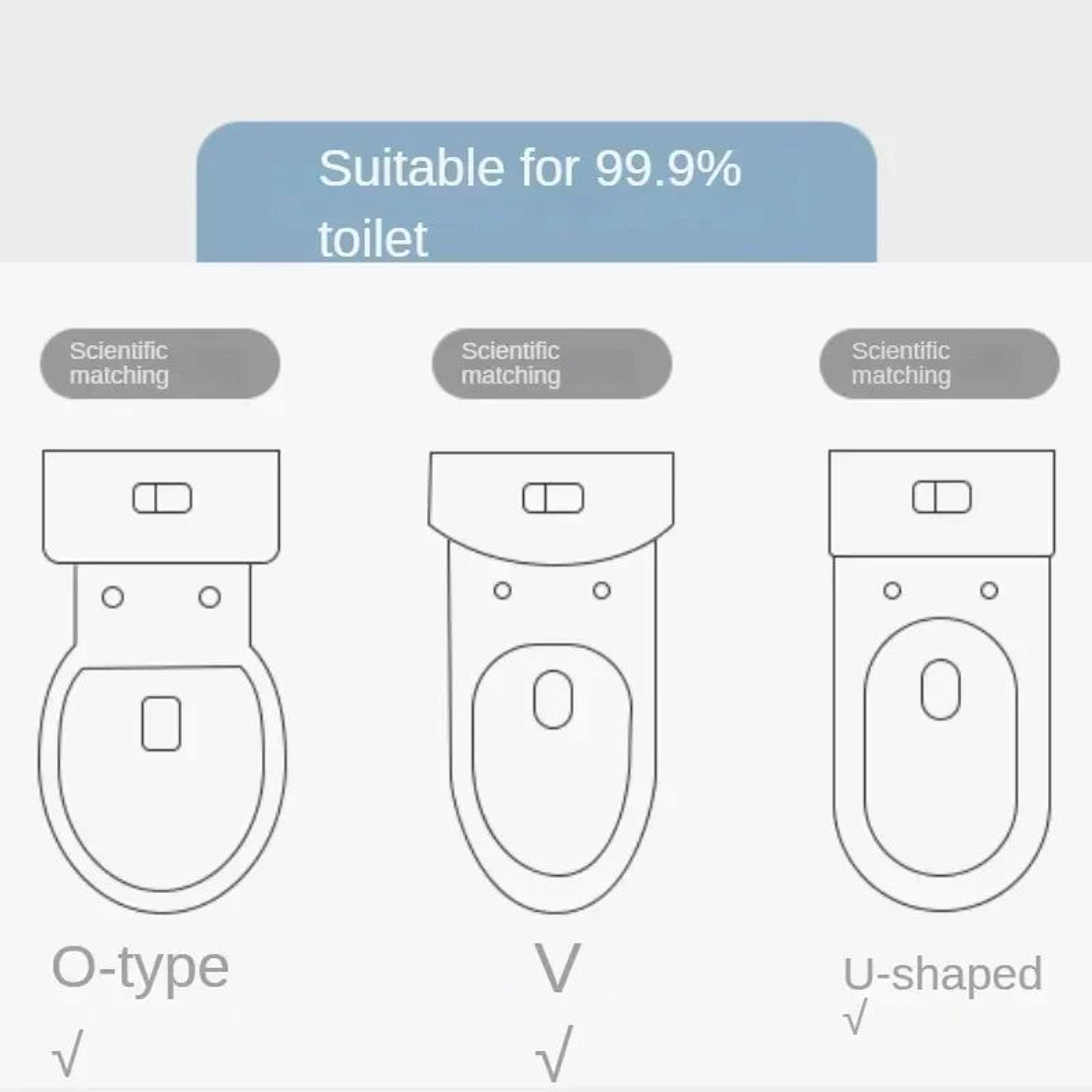 Winter Warm Toilet Seat Cover Cushion  Thick Soft Washable Bathroom Closestool Pad With Handle 5