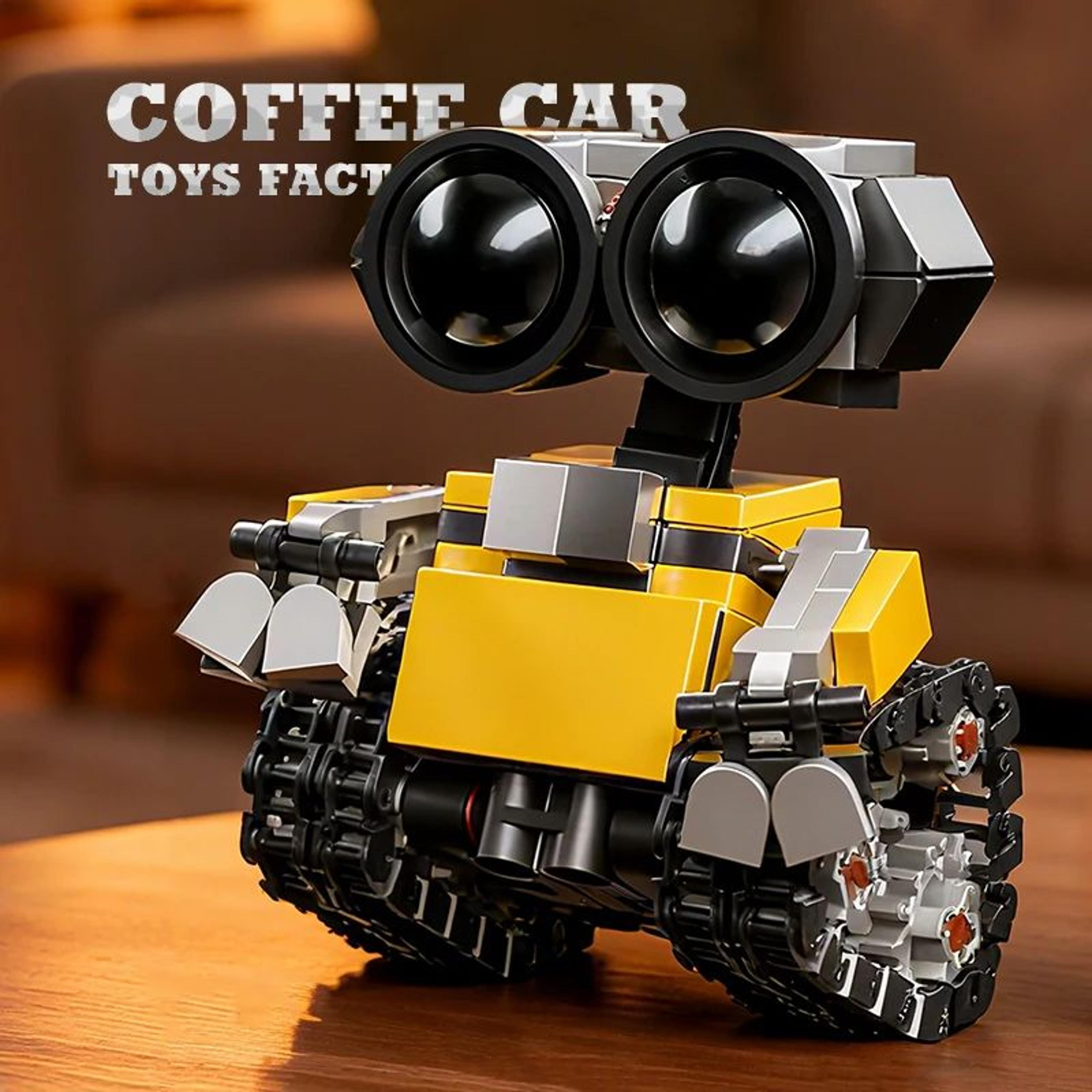 RoboTrack Mini SciFi MOC Building Bricks Set  217Piece Tracked Robot Model Kit 4