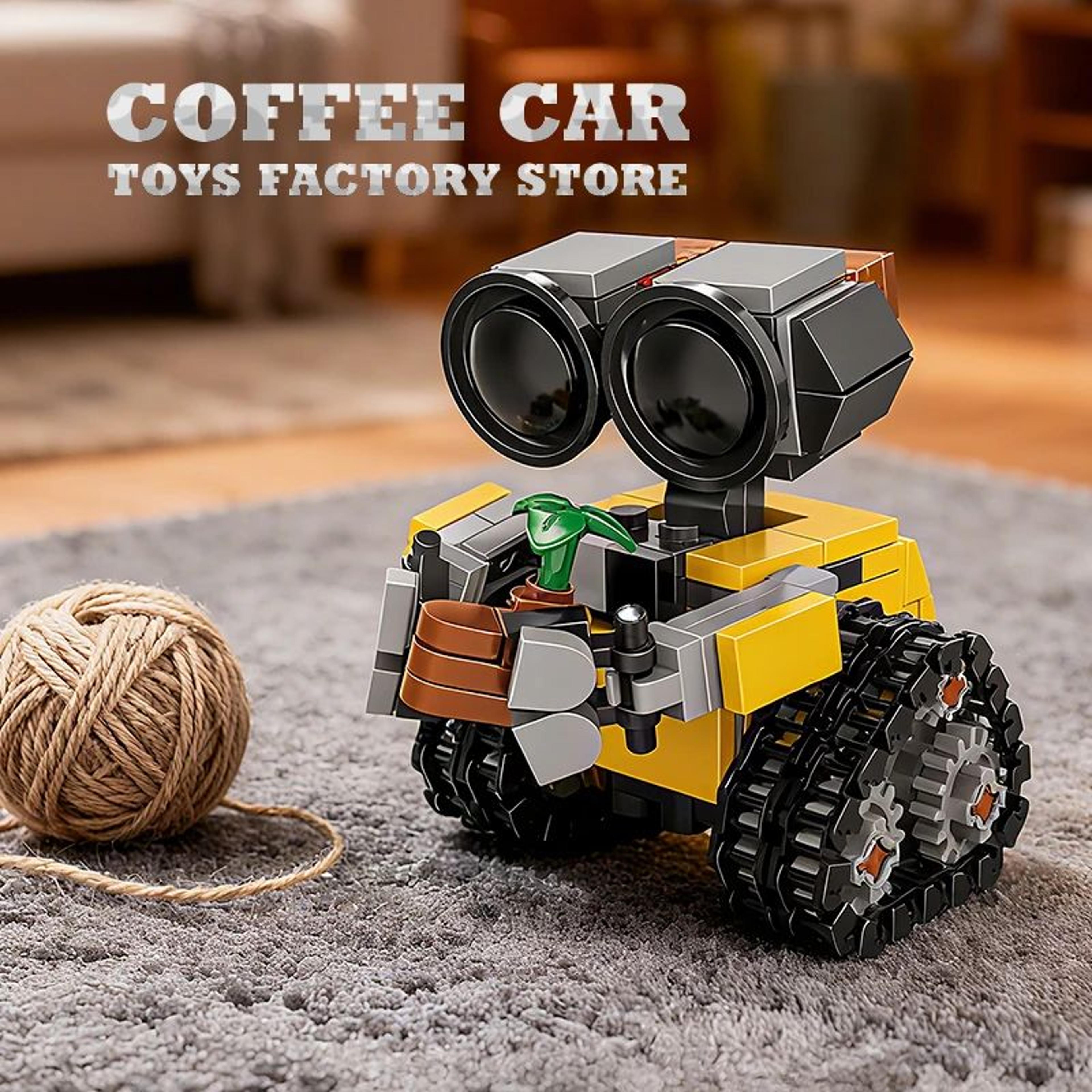 RoboTrack Mini SciFi MOC Building Bricks Set  217Piece Tracked Robot Model Kit 5