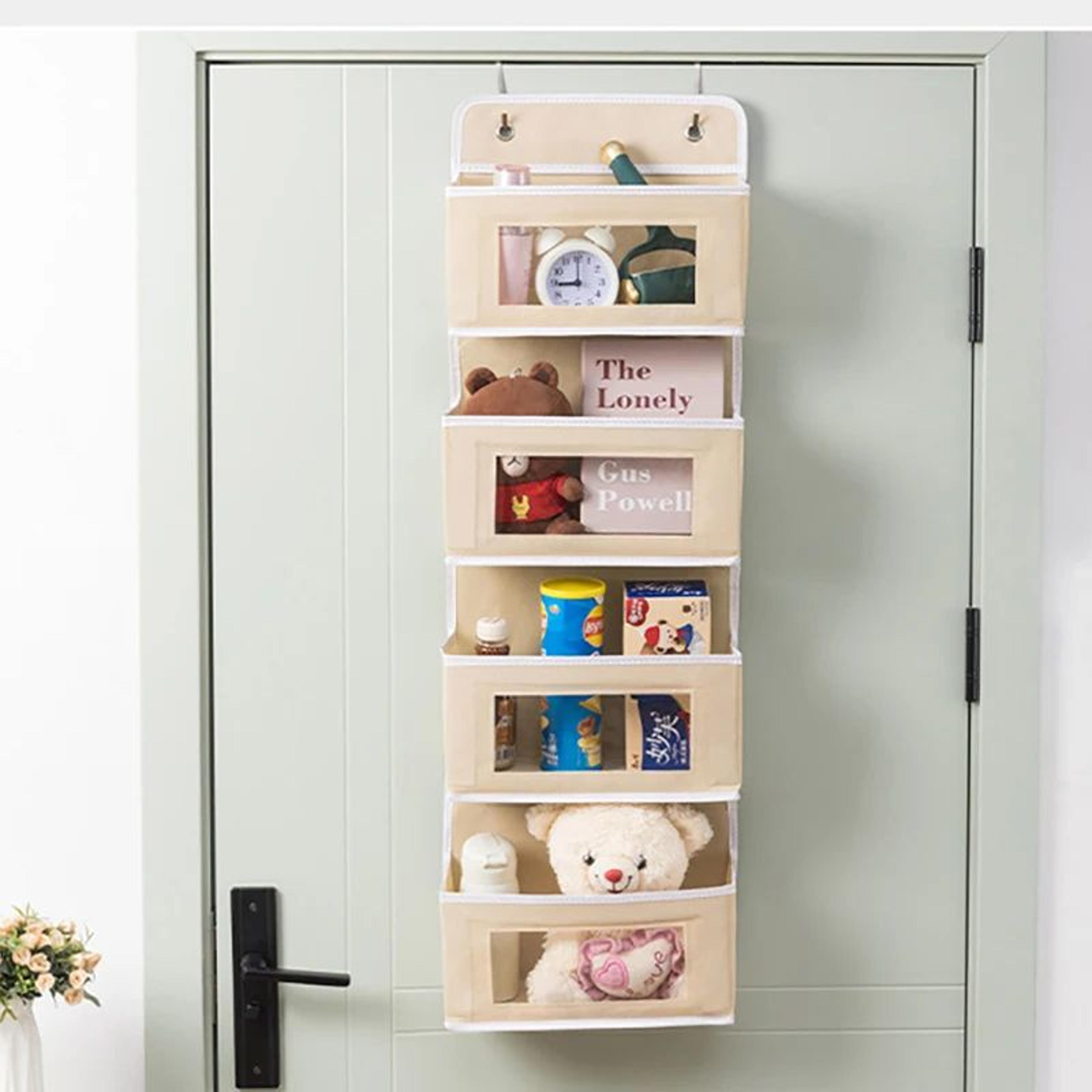 SpaceNest 4Tier OvertheDoor Hanging Organizer  Fabric Storage Bag For Underwear Socks  Small Items 2