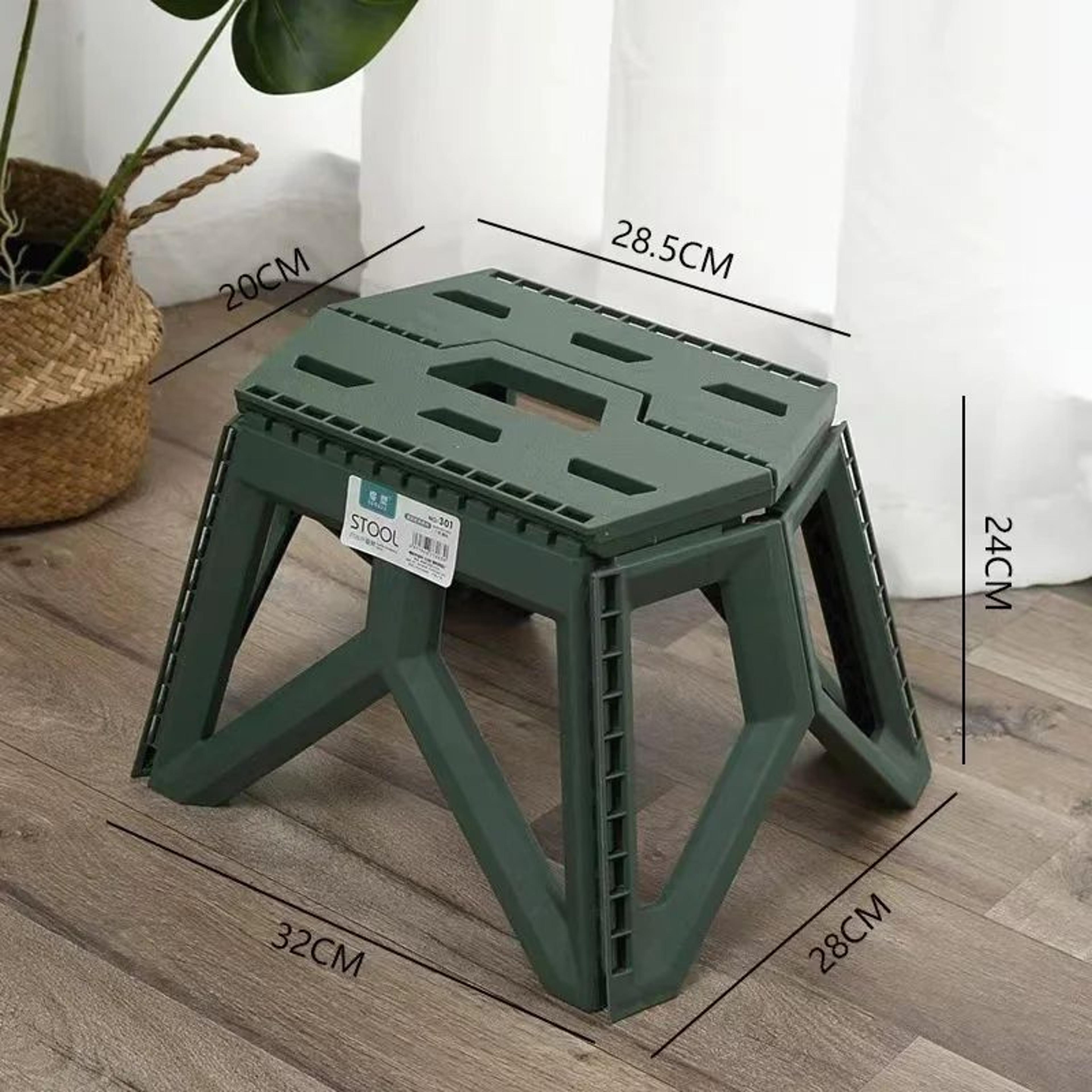 Portable Folding Shower Stool  Waterproof Plastic Travel Footstool For Bathroom Kitchen  Living Roo 6