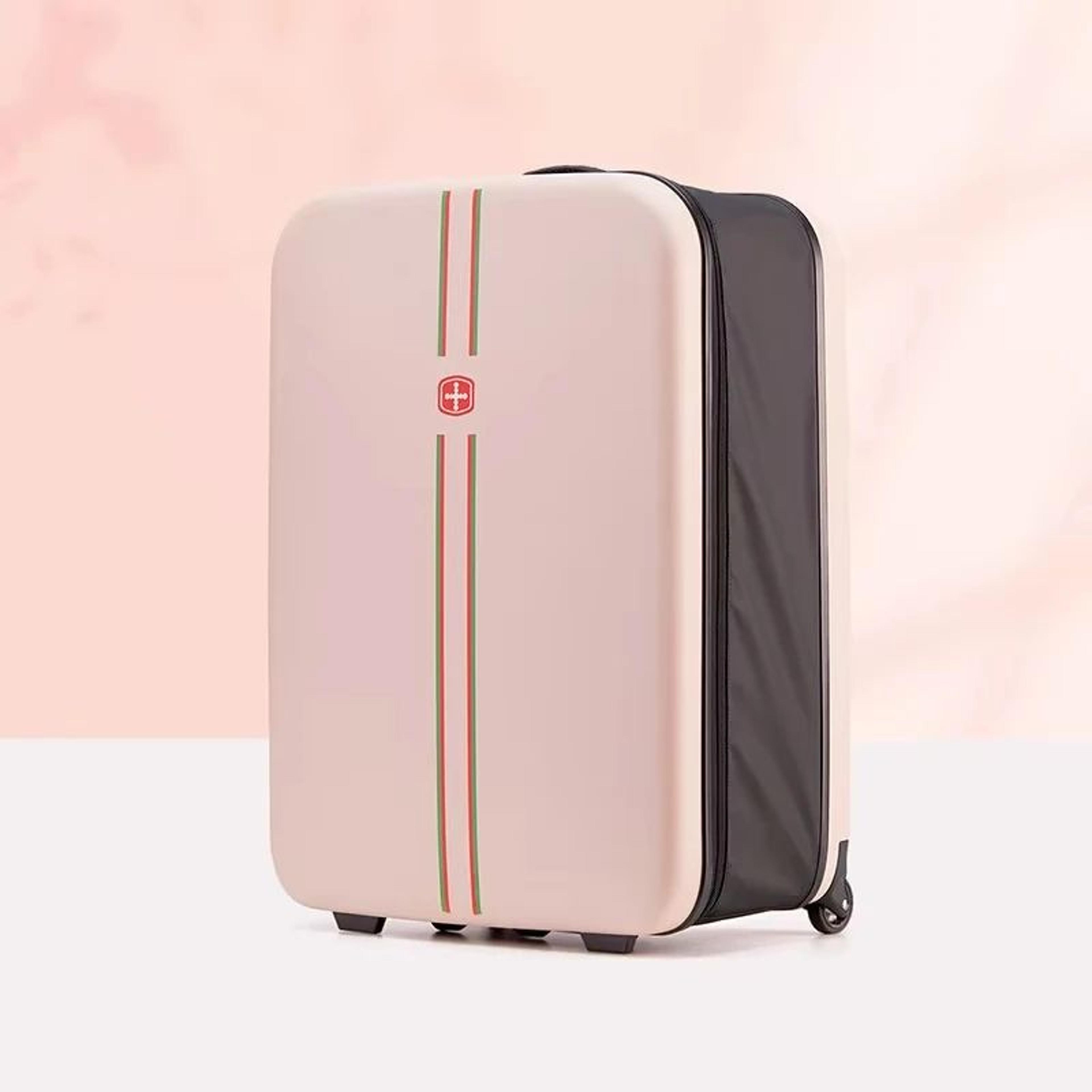 Lightweight Folding Trolley Luggage  Expandable Travel Suitcase For Business  School 11