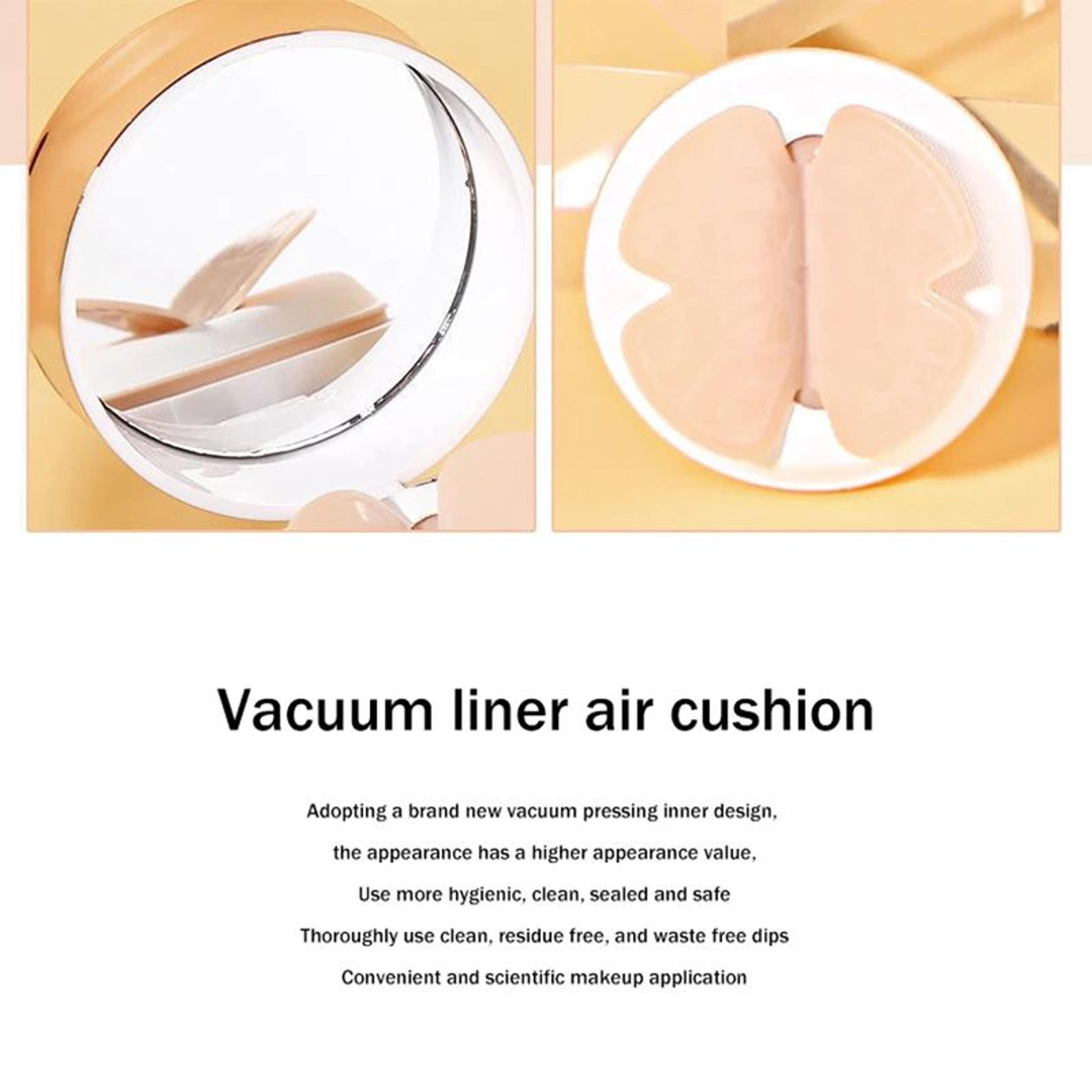 Air Cushion BB Cream With Butterfly Powder Puff  Moisturizing Waterproof OilControl Foundation 2