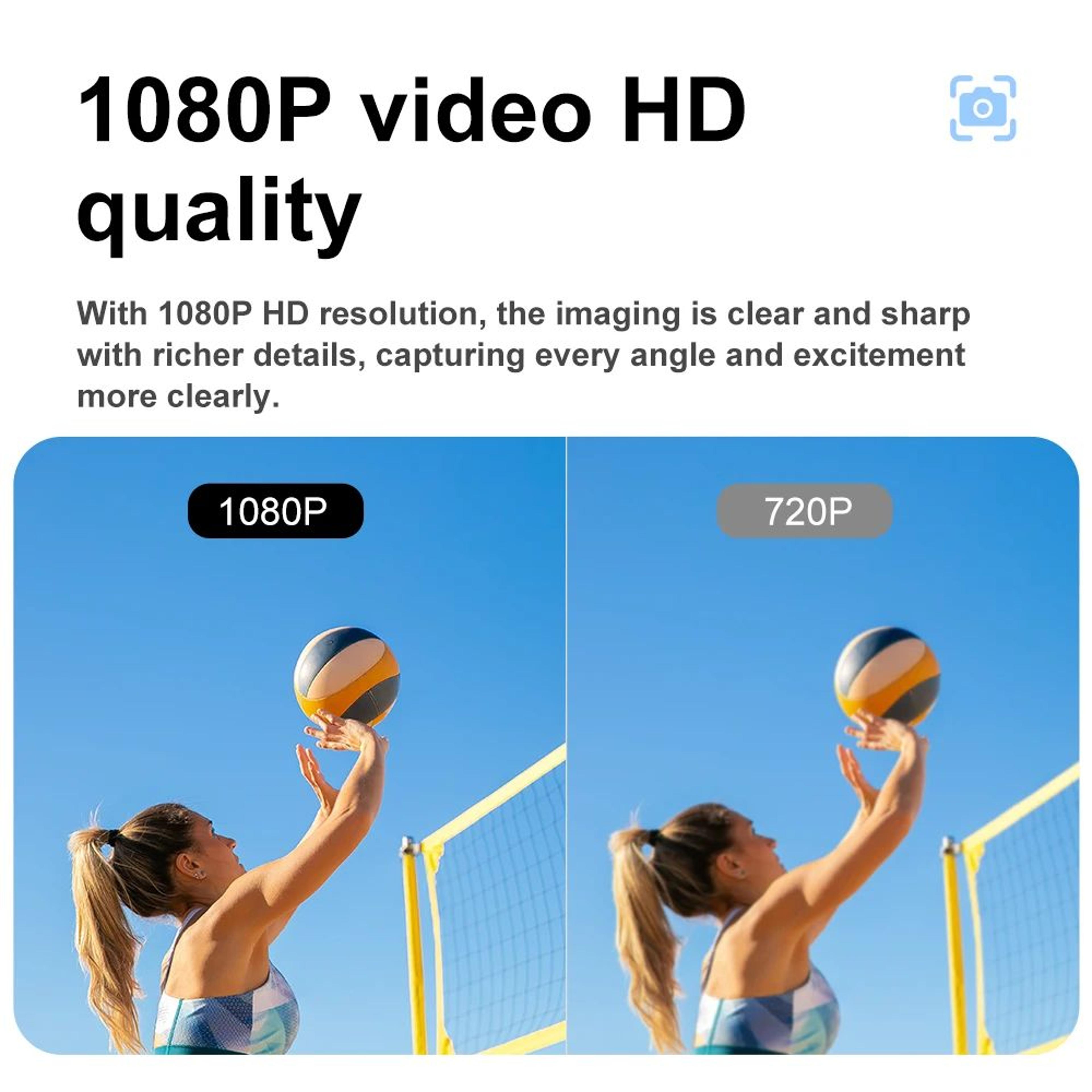 Ourlife A800 Mini WiFi Security Camera 1080P  Smart Home Surveillance Cam With Motion Tracking 3
