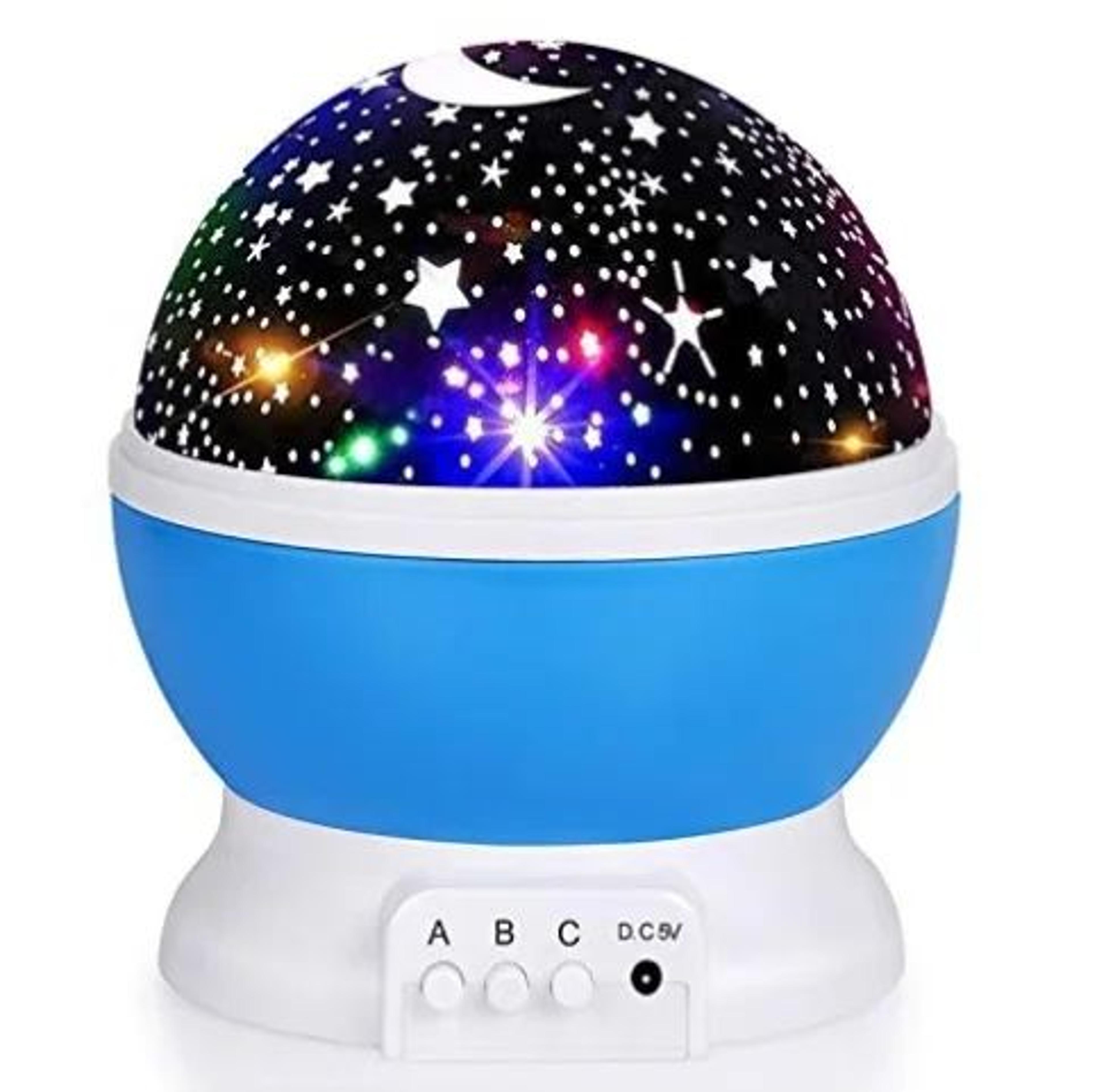 Rotating Starry Sky Night Light Projector  LED Galaxy  Moon Ceiling Lamp For Kids Bedroom And Nurse 7