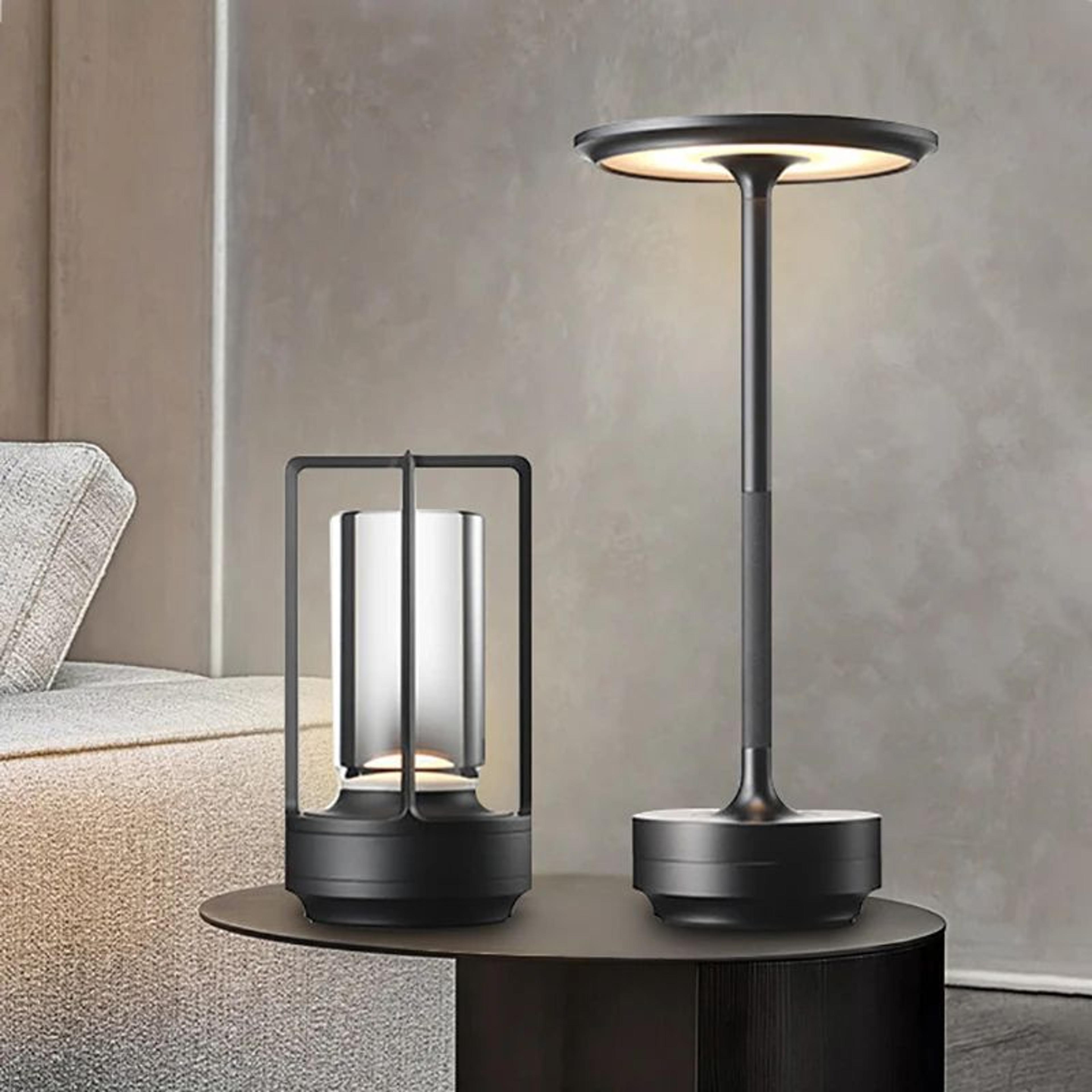rechargeable wireless led table lamp – touch sensor dimmable restaurant & bedside desk light