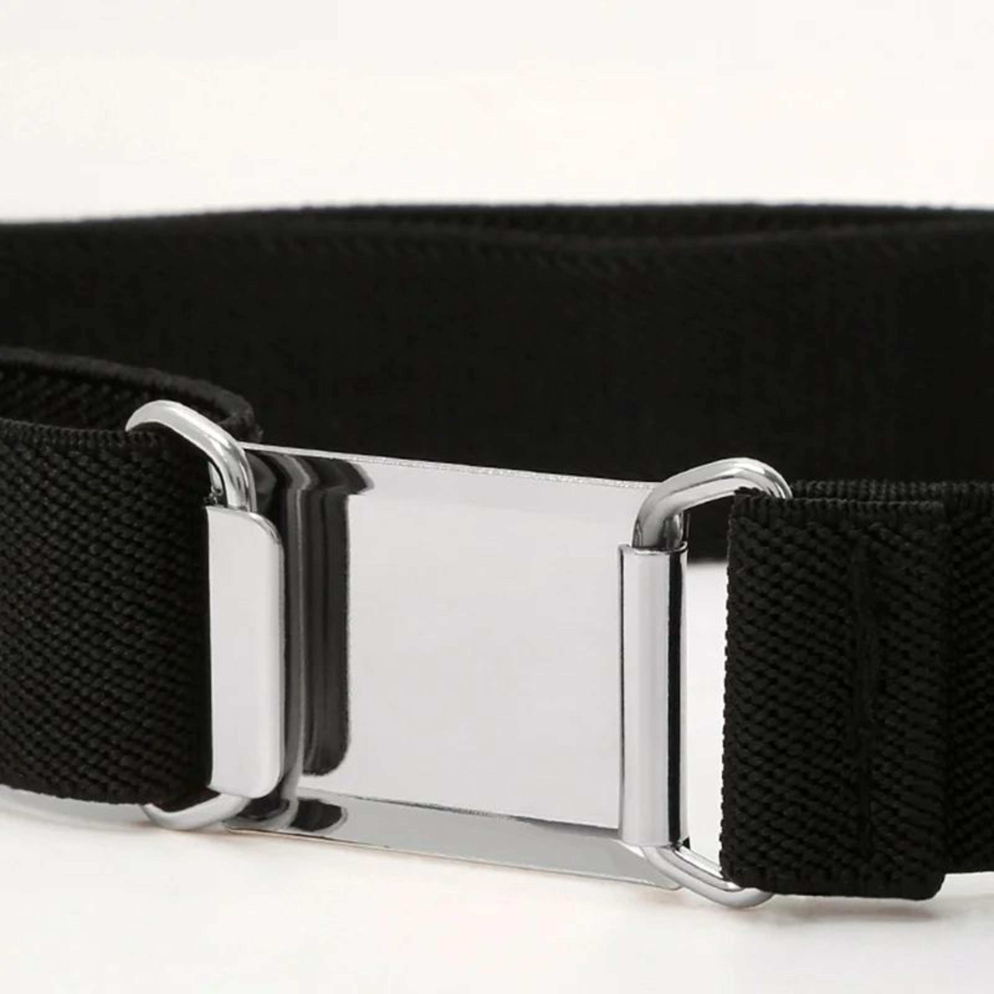 Womens Adjustable Elastic Invisible Waist Belt With Square Buckle  Comfortable Stretch Belt For Jea 3