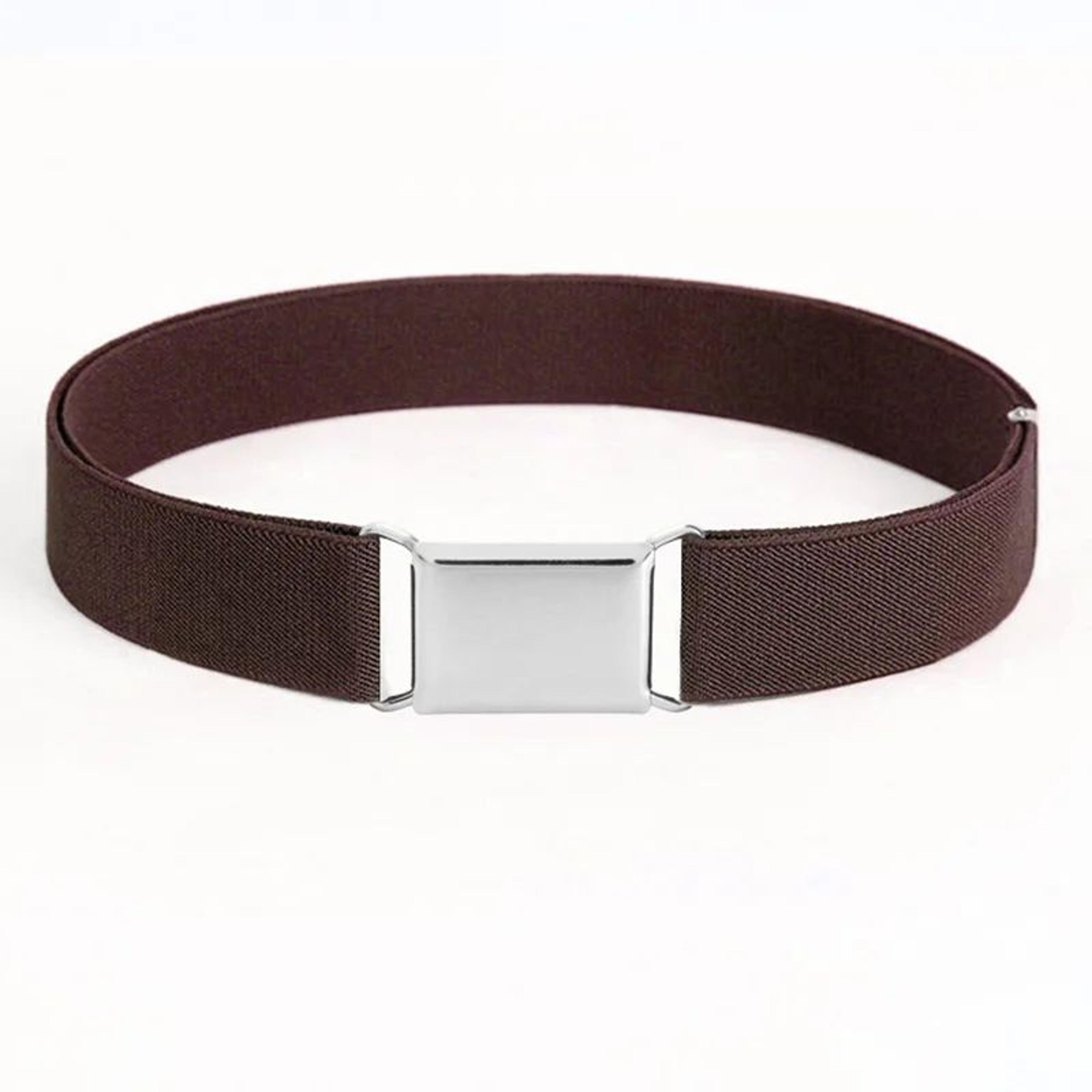 Womens Adjustable Elastic Invisible Waist Belt With Square Buckle  Comfortable Stretch Belt For Jea 11