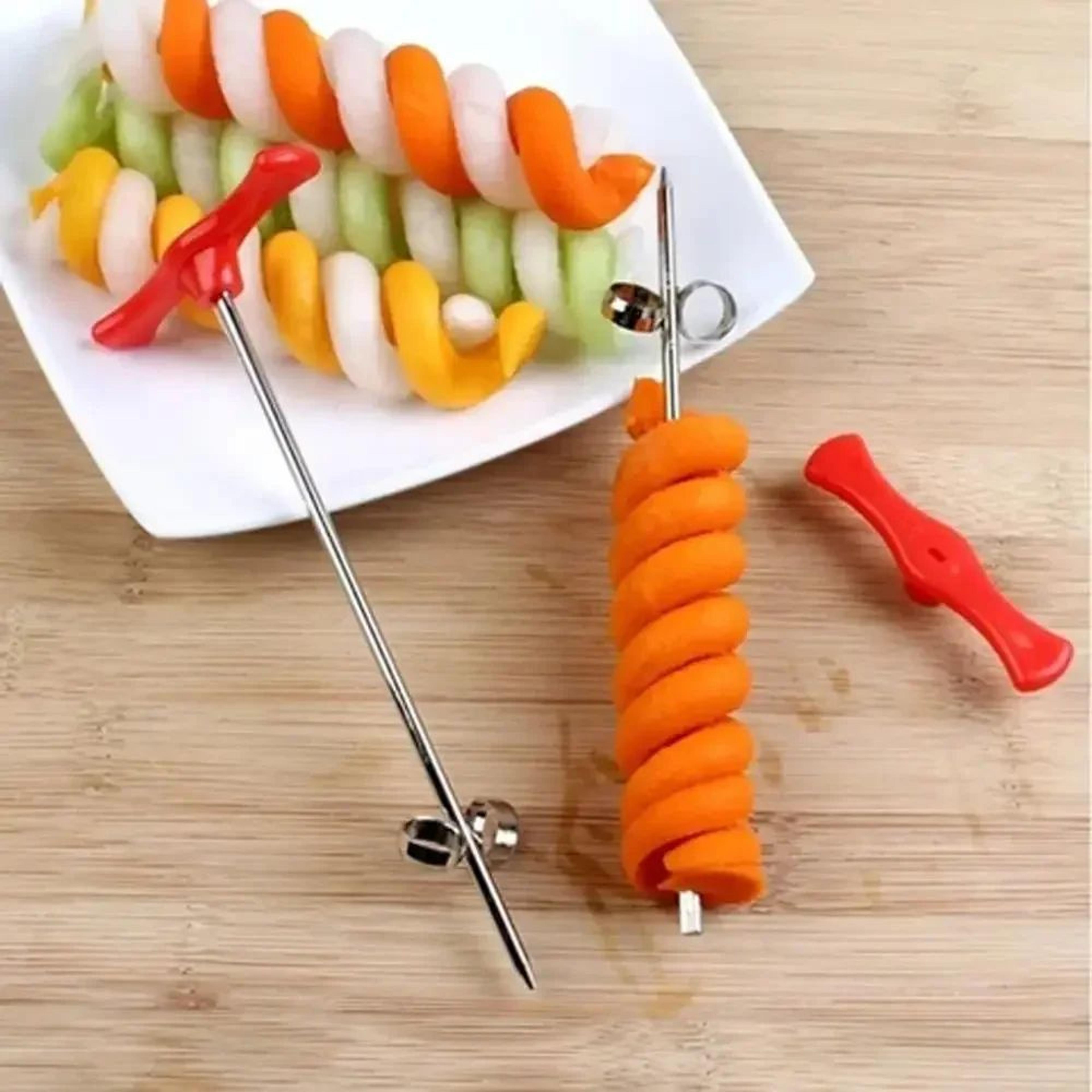 Stainless Steel Vegetable Spiralizer Cutter  Potato Carrot  Cucumber Spiral Slicer 3
