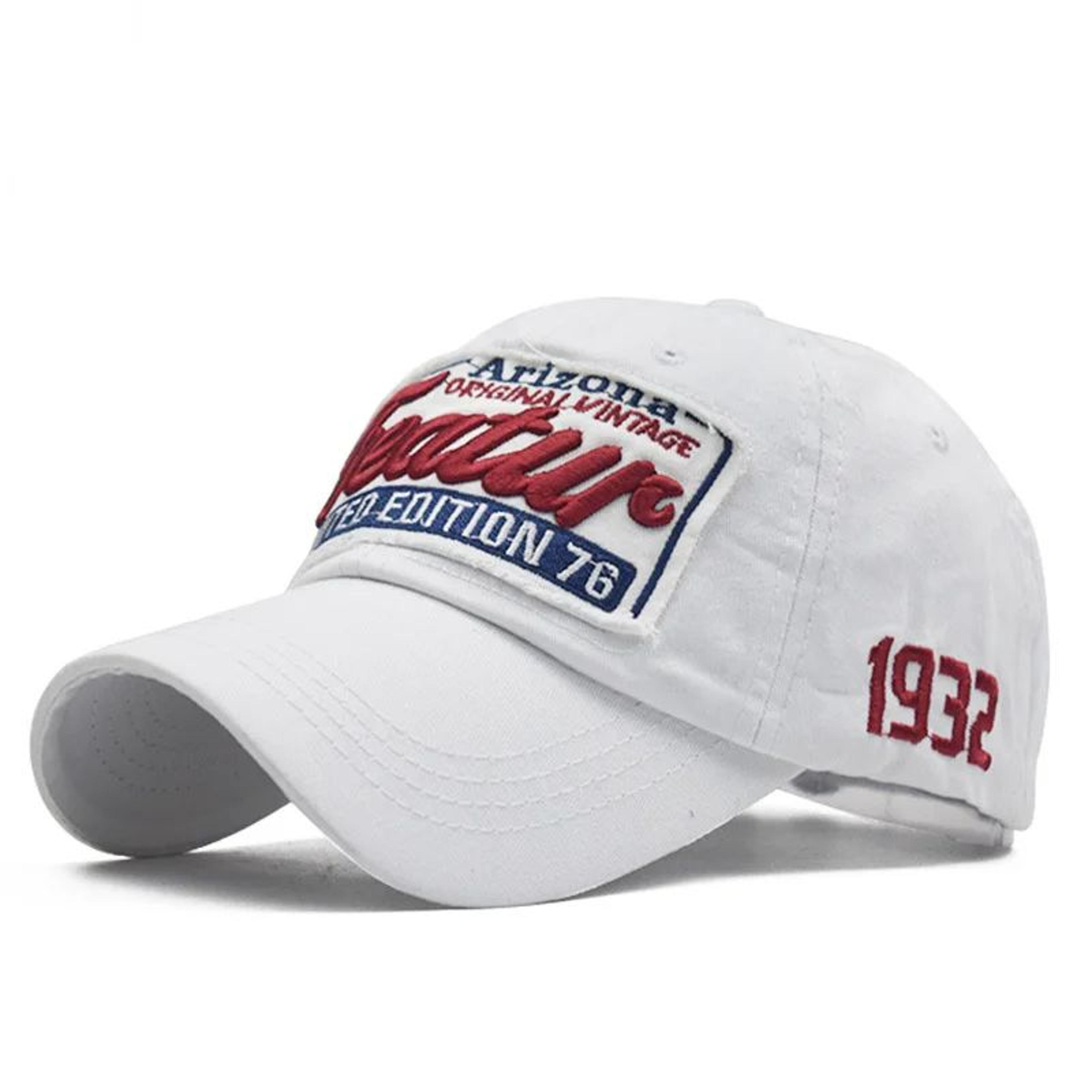 Mens Letter Embroidery Baseball Cap  Adjustable Cotton Snapback Casual Hat 1