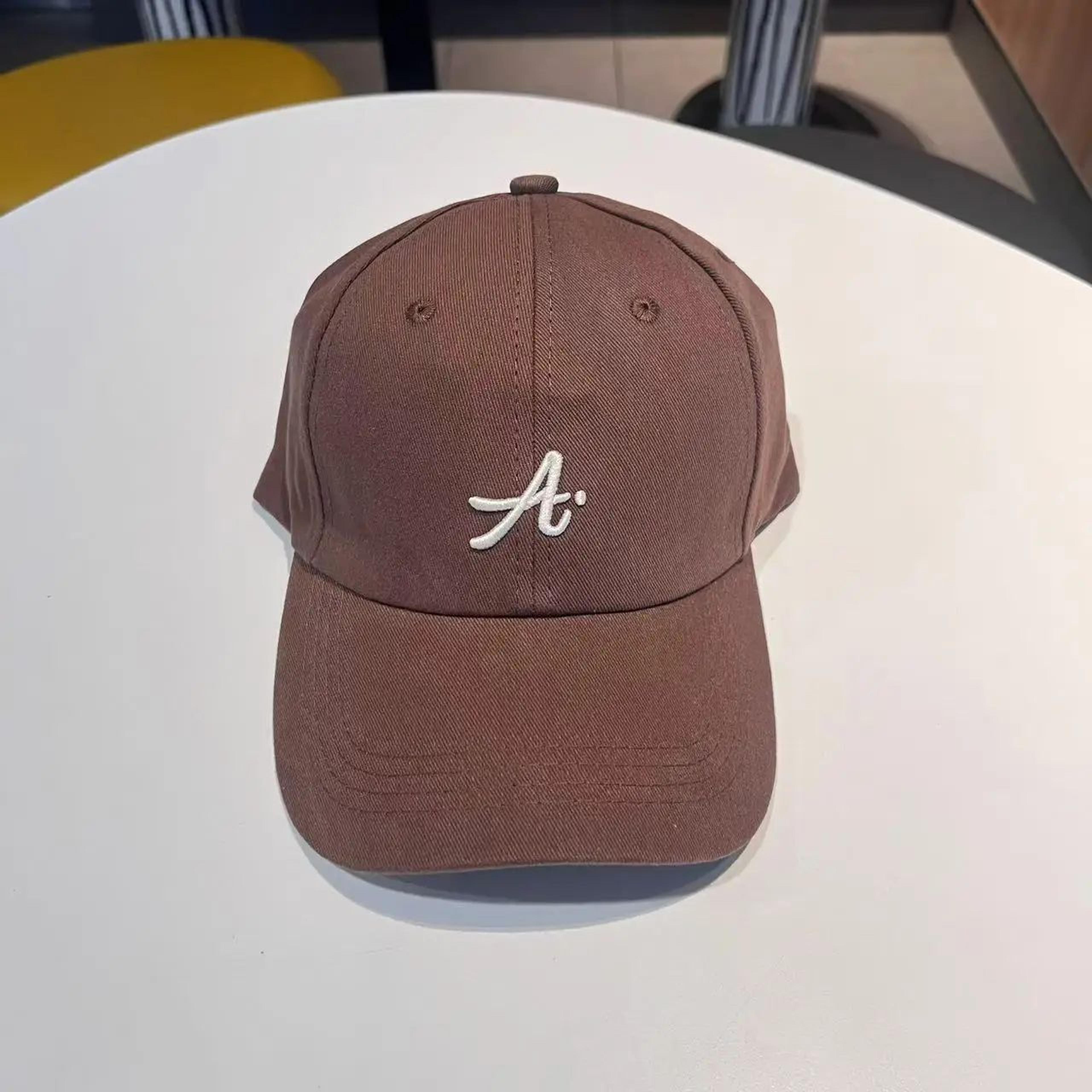 Retro 3D Letter Embroidered Baseball Cap  Adjustable Big Head Duckbill Hat 8