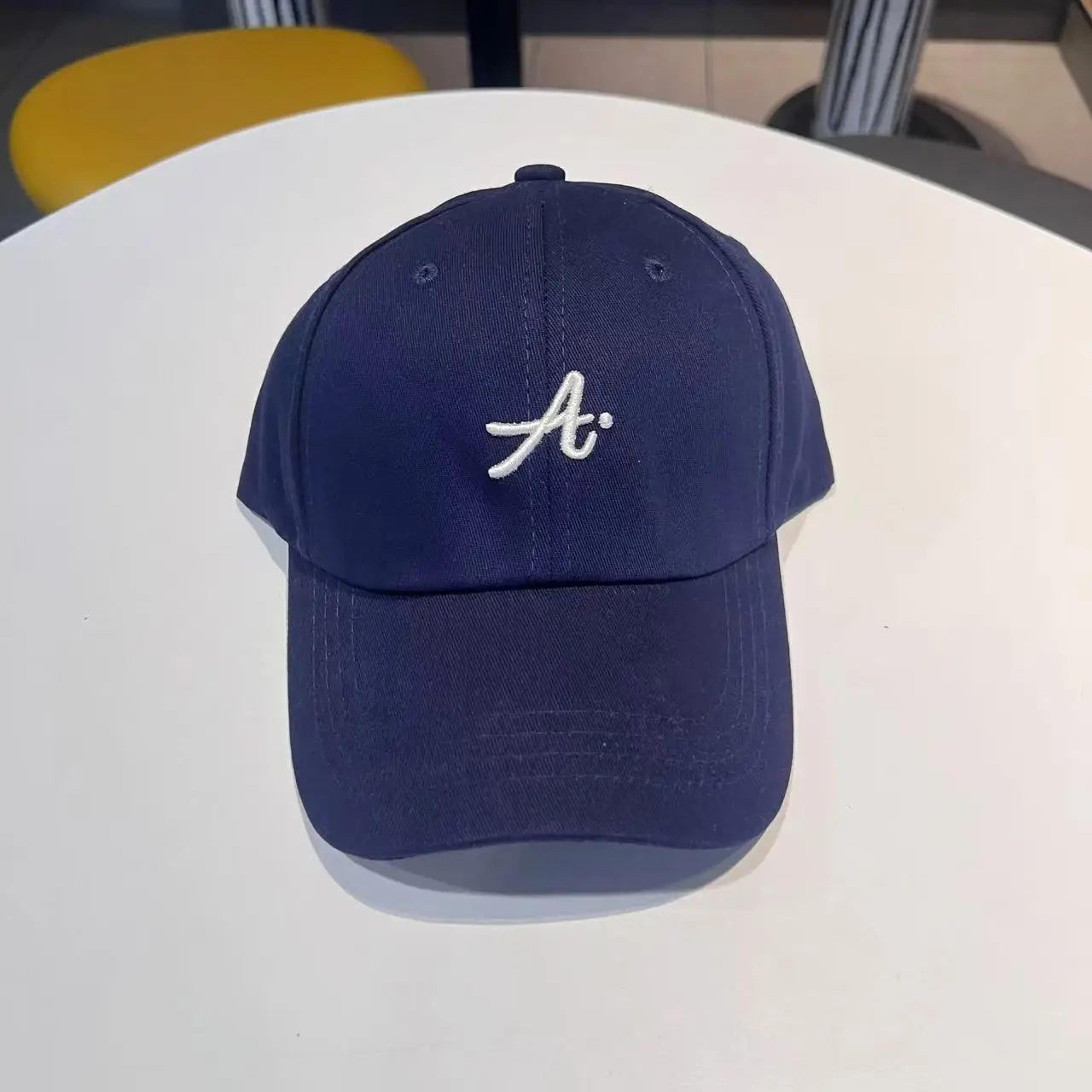 Retro 3D Letter Embroidered Baseball Cap  Adjustable Big Head Duckbill Hat 10