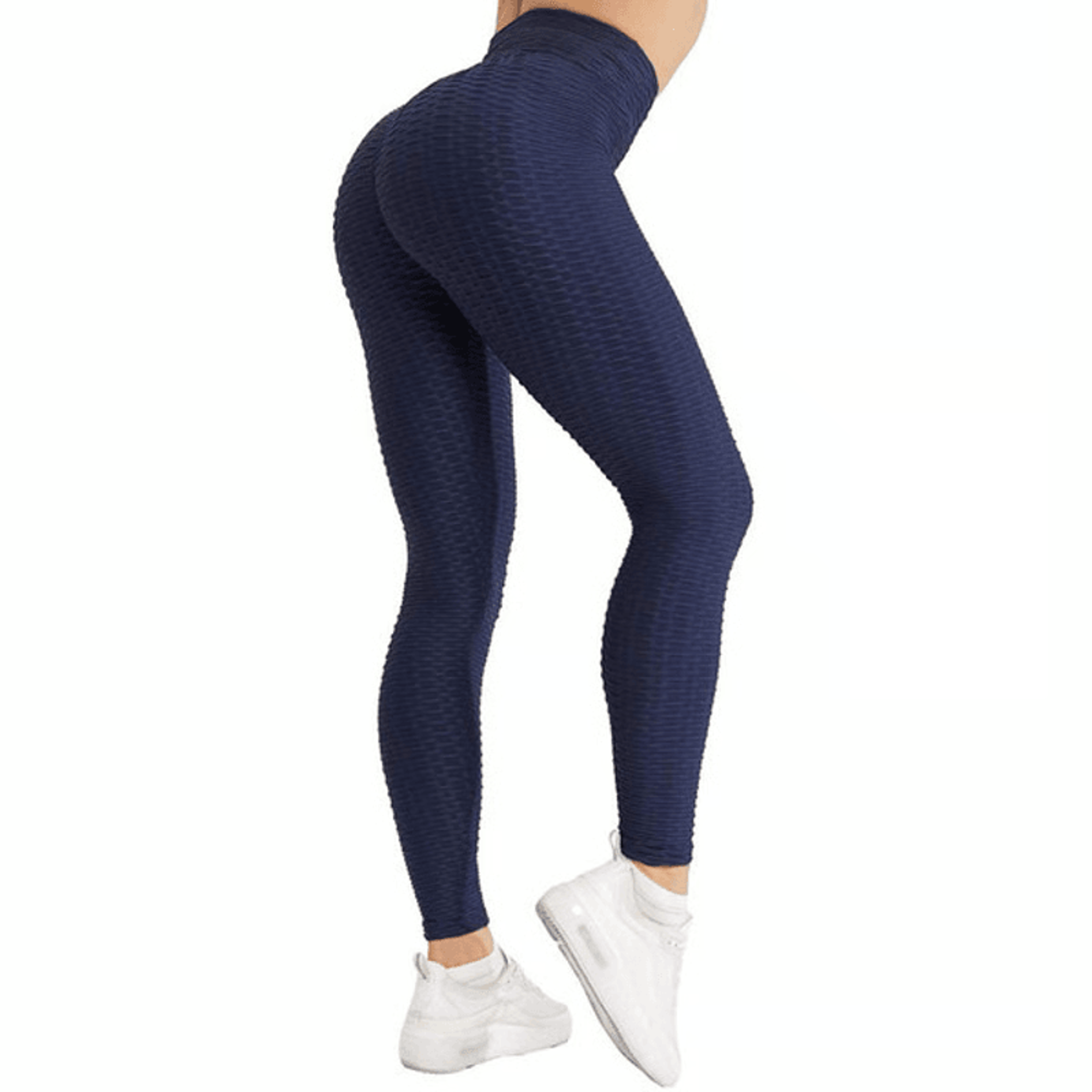 HighWaisted AntiCellulite Leggings  Peach Lift Booty Sculpting Fitness Tights 5