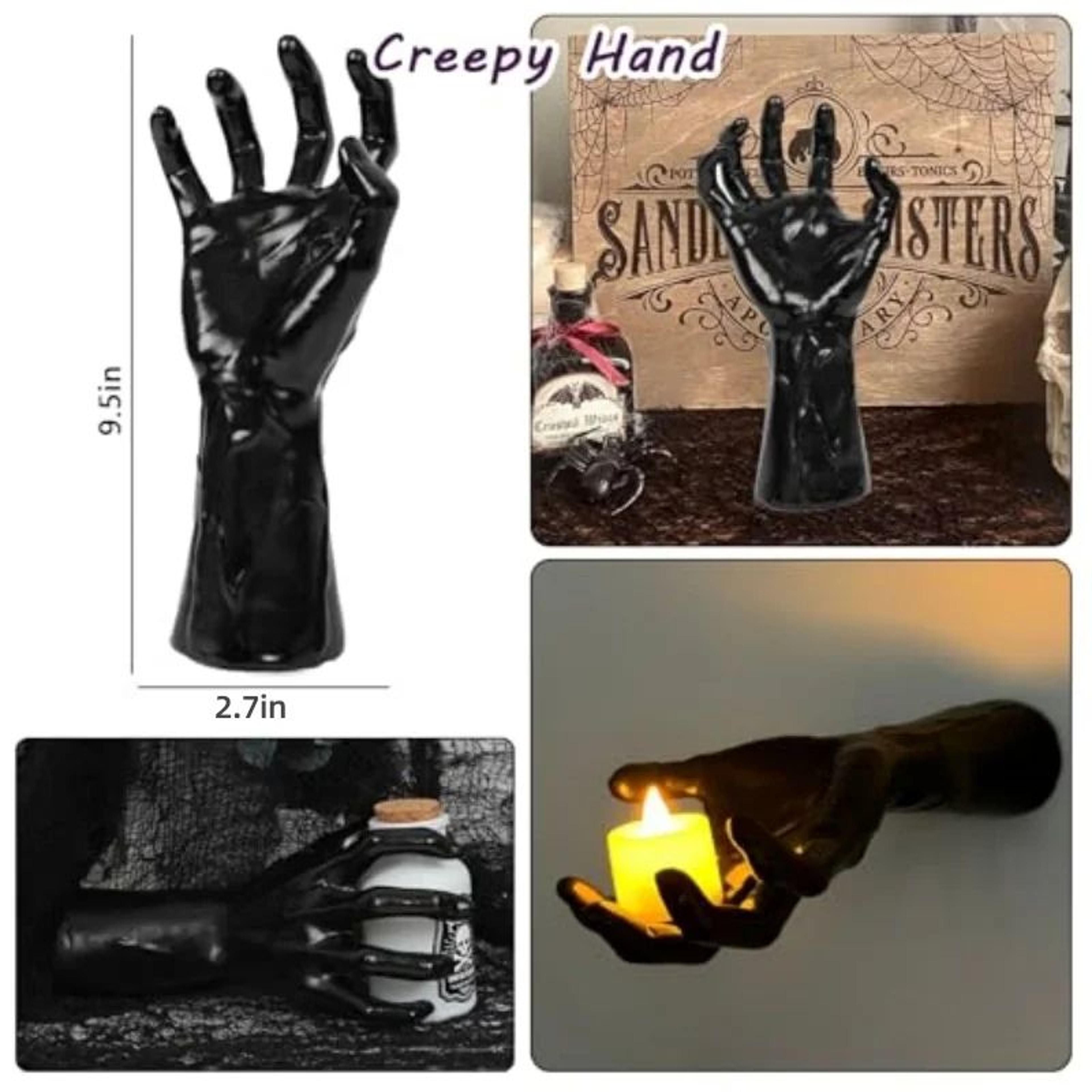 Gothic Creepy Hand Wall Candle Holder  LifeSize Horror Hand Halloween  Christmas Decor 1