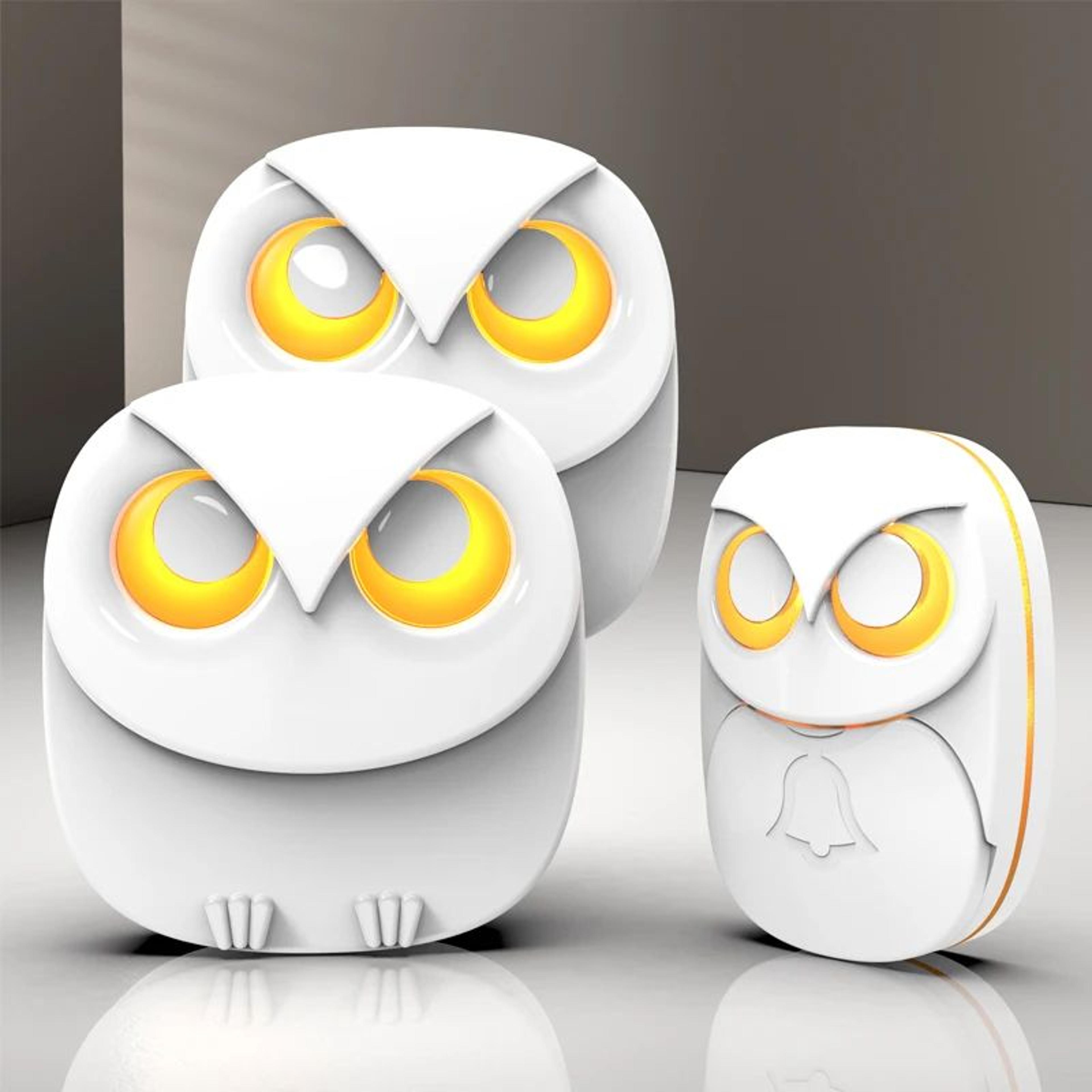HTZSAFE Wireless Doorbell Chime System  1000 Ft Long Range Waterproof Door Bell With 2 Push Buttons 8