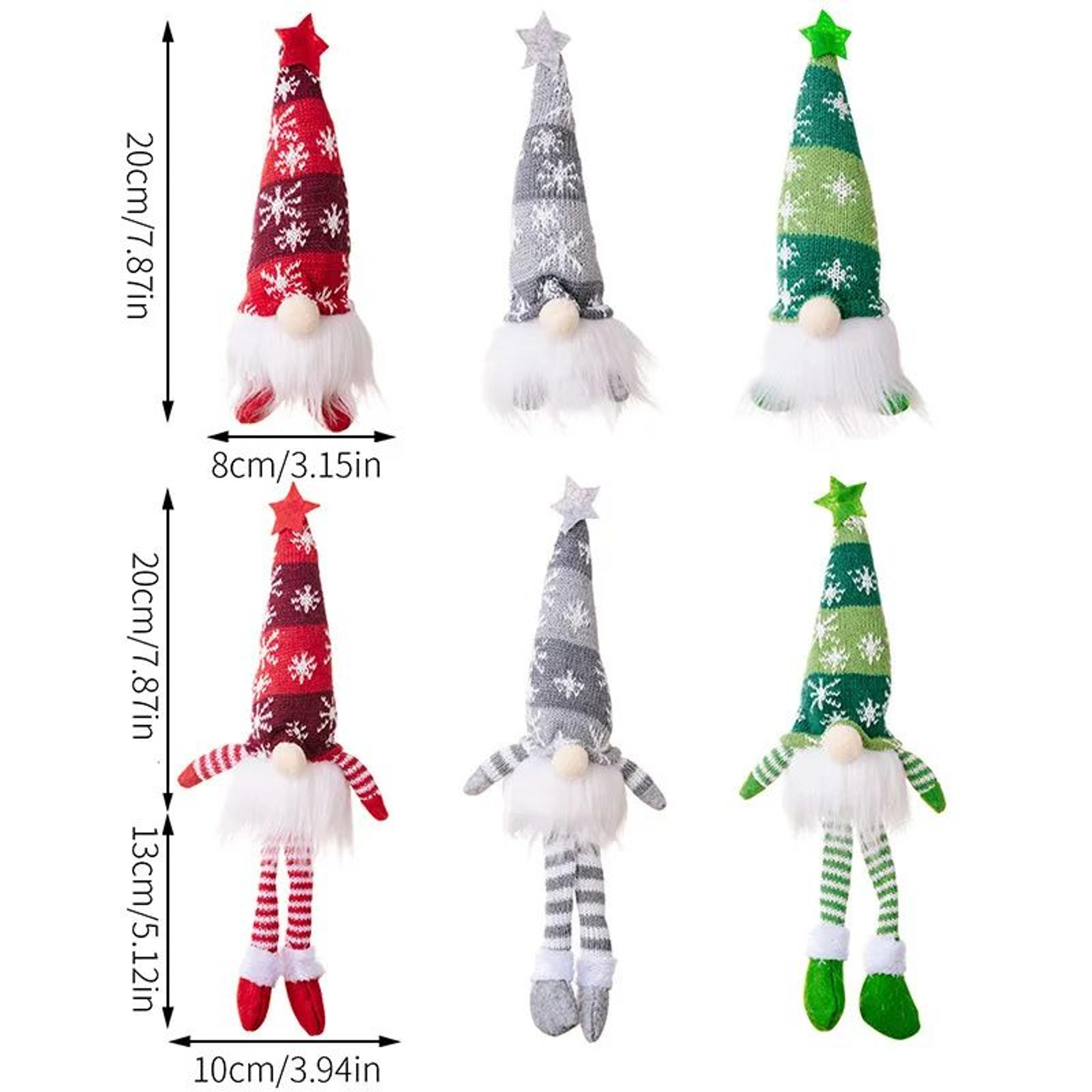 LED Faceless Christmas Gnome Plush Doll  Lighted Elf Holiday Decoration Gift 5