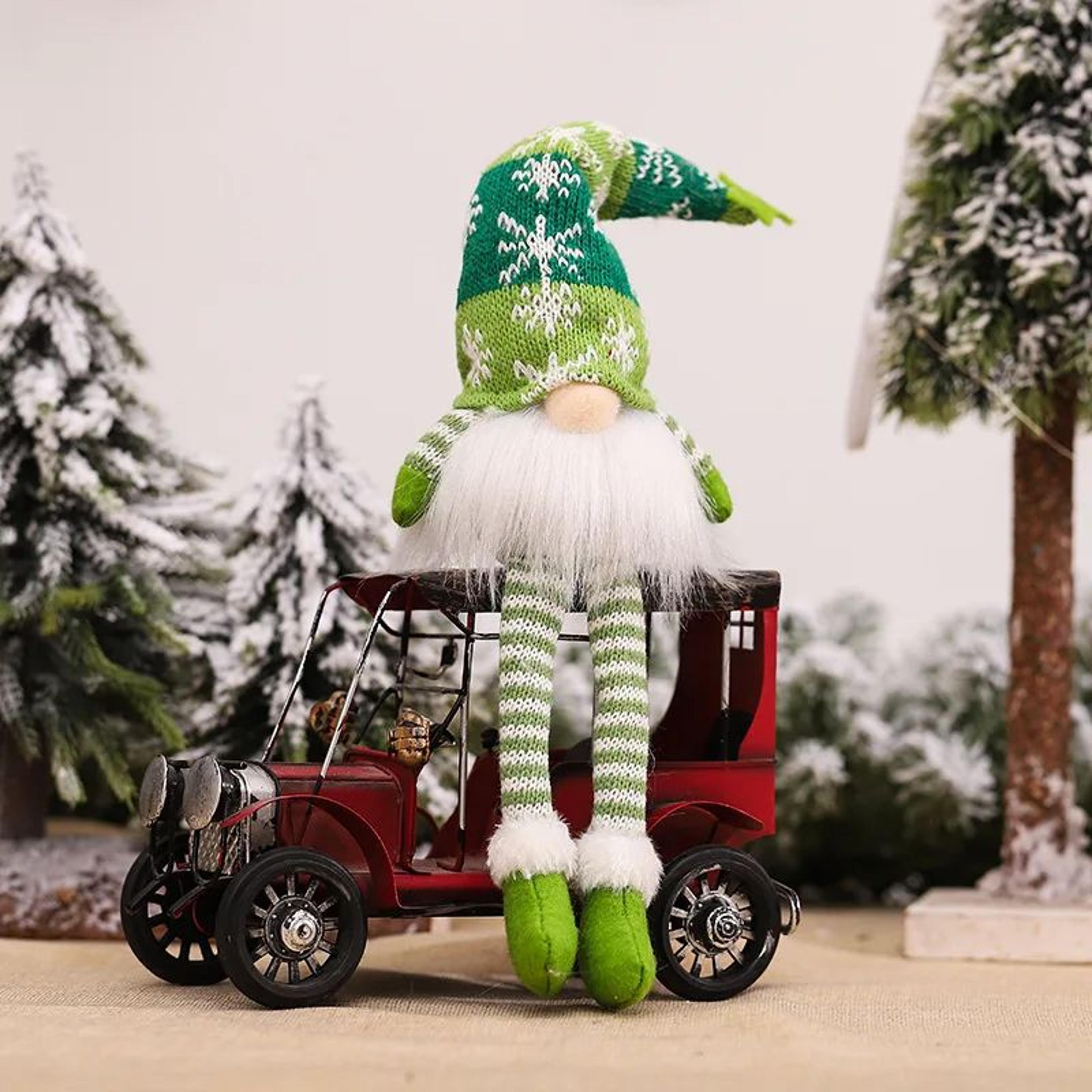 LED Faceless Christmas Gnome Plush Doll  Lighted Elf Holiday Decoration Gift 10